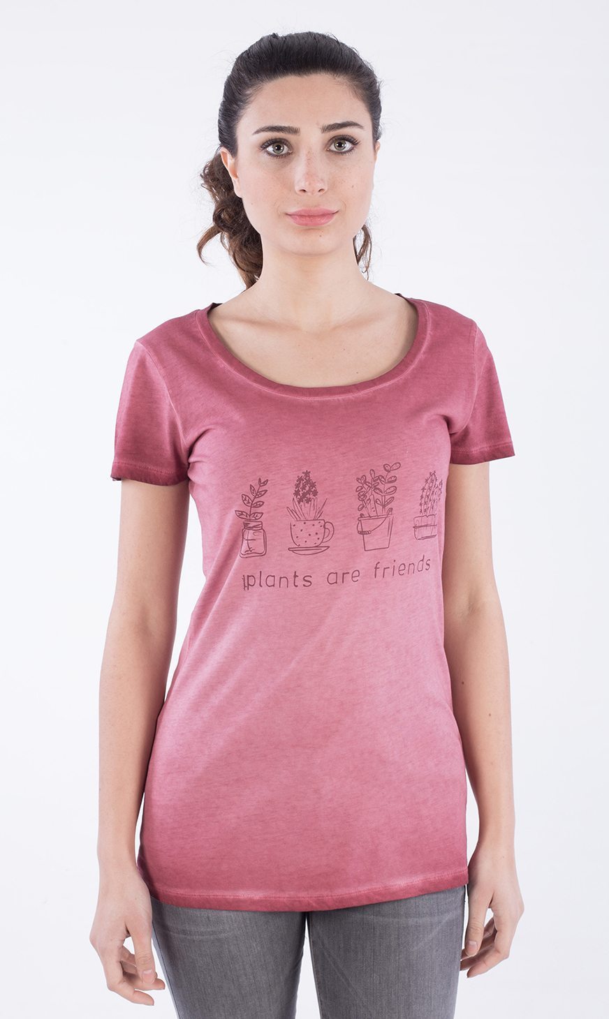 Garment Dyed T-Shirt aus Bio-Baumwolle