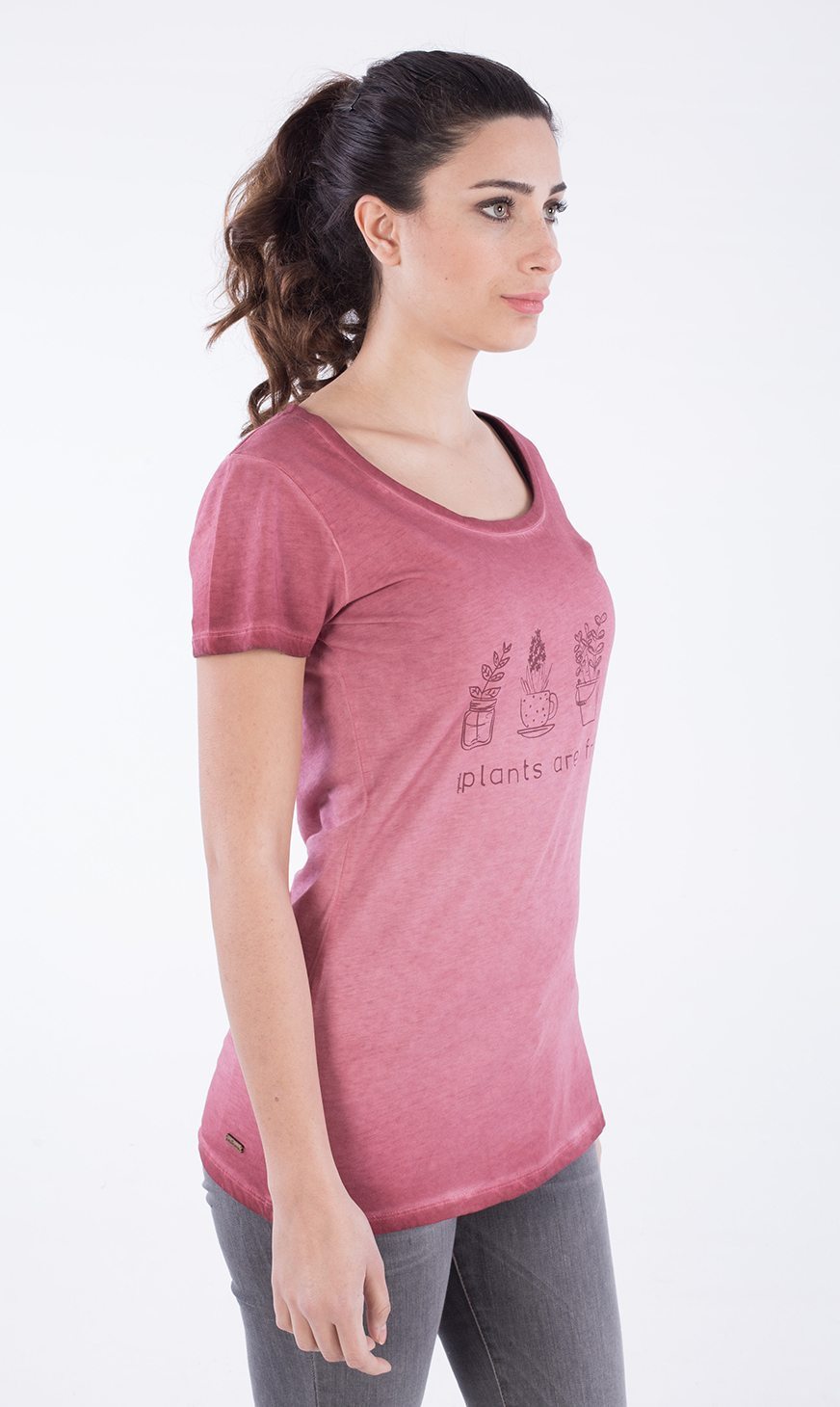 Garment Dyed T-Shirt aus Bio-Baumwolle