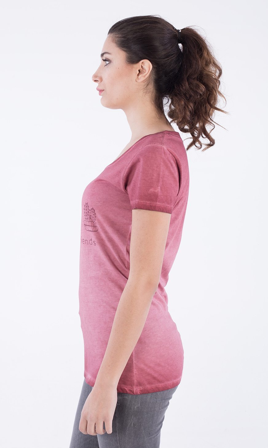 Garment Dyed T-Shirt aus Bio-Baumwolle