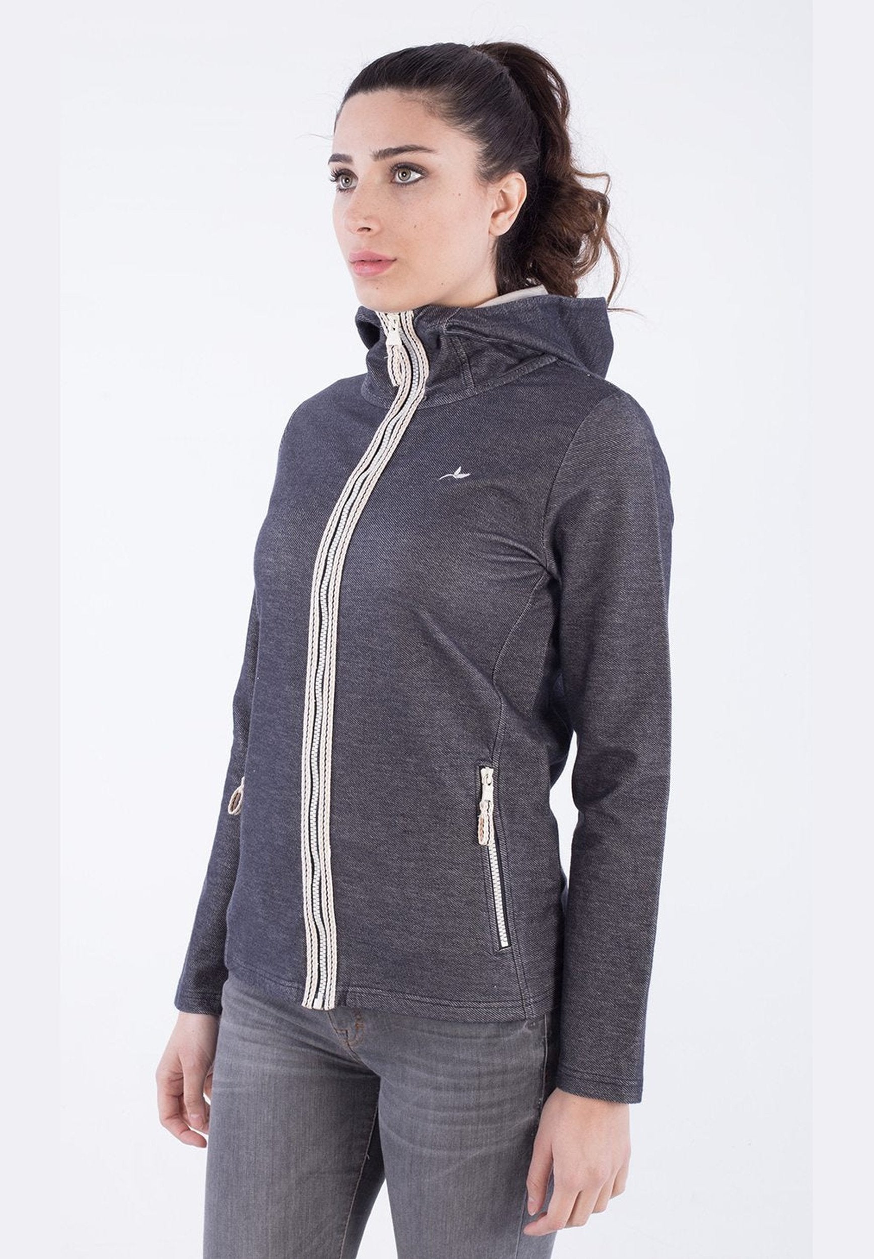 Zipper Hoodie aus Bio-Baumwolle
