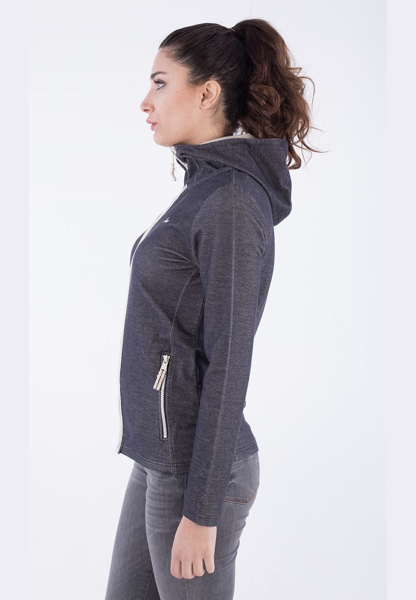 Zipper Hoodie aus Bio-Baumwolle