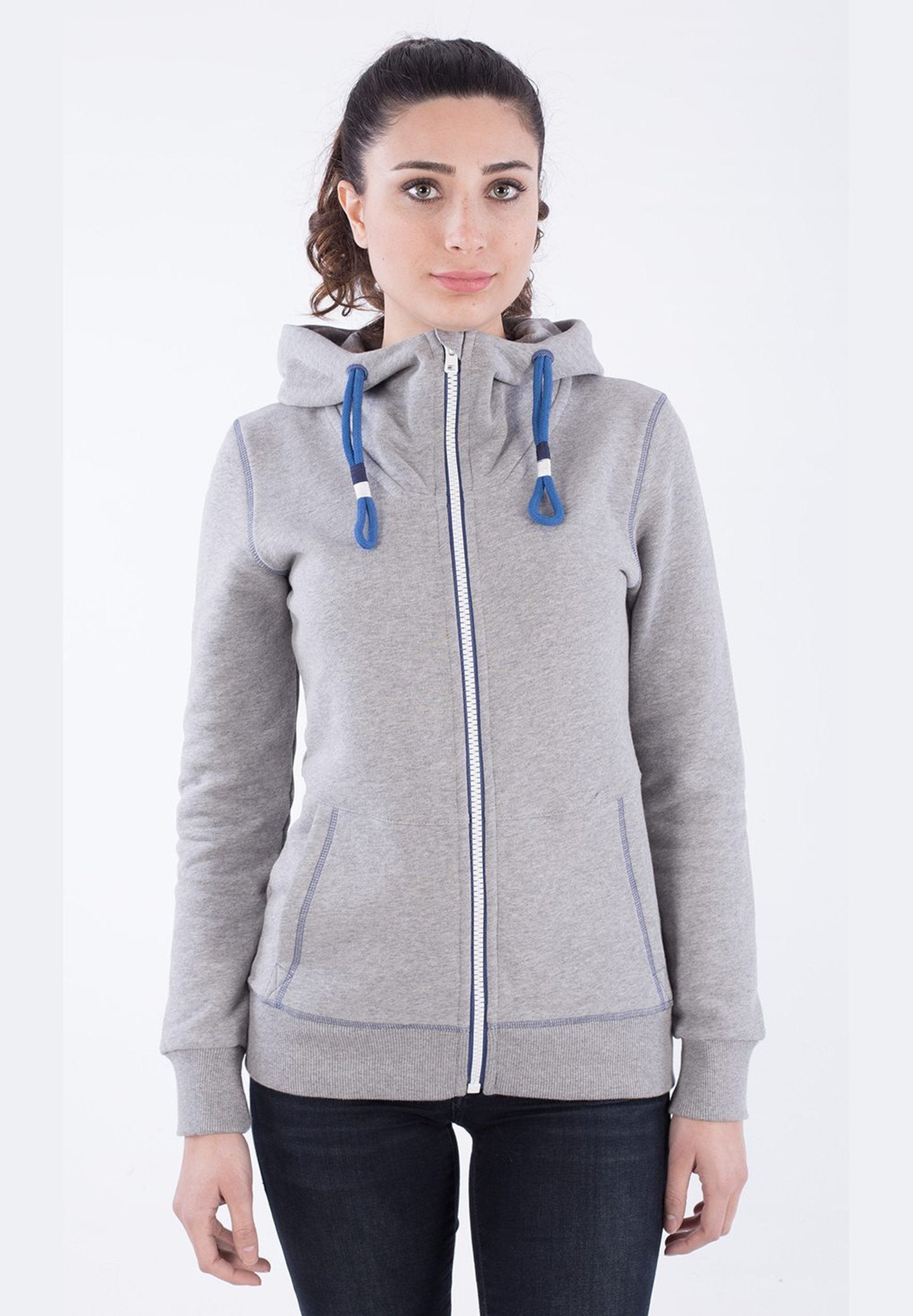 Zipper Hoodie aus Bio-Baumwolle