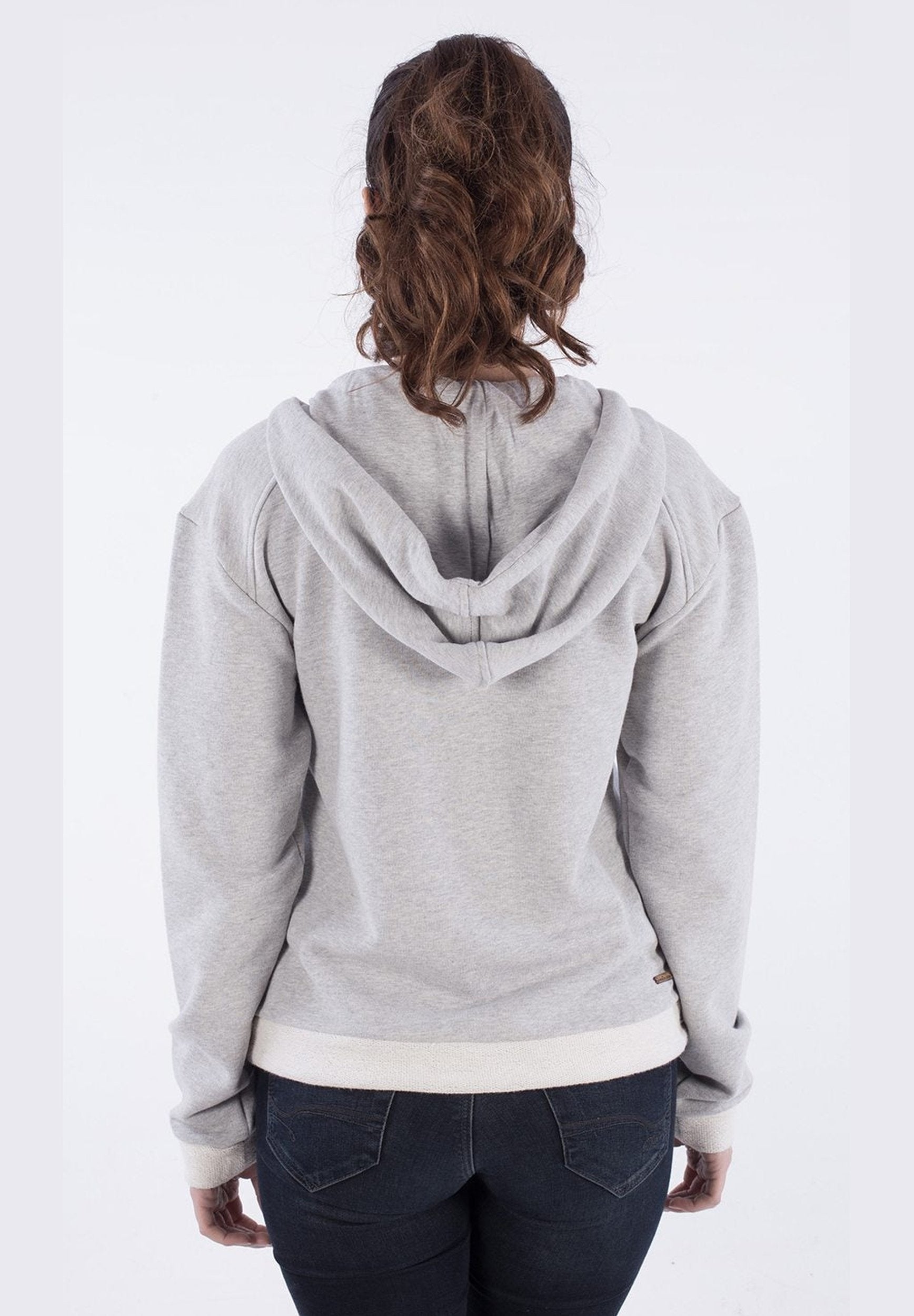 Zipper Mit Hoodie aus Bio-Baumwolle
