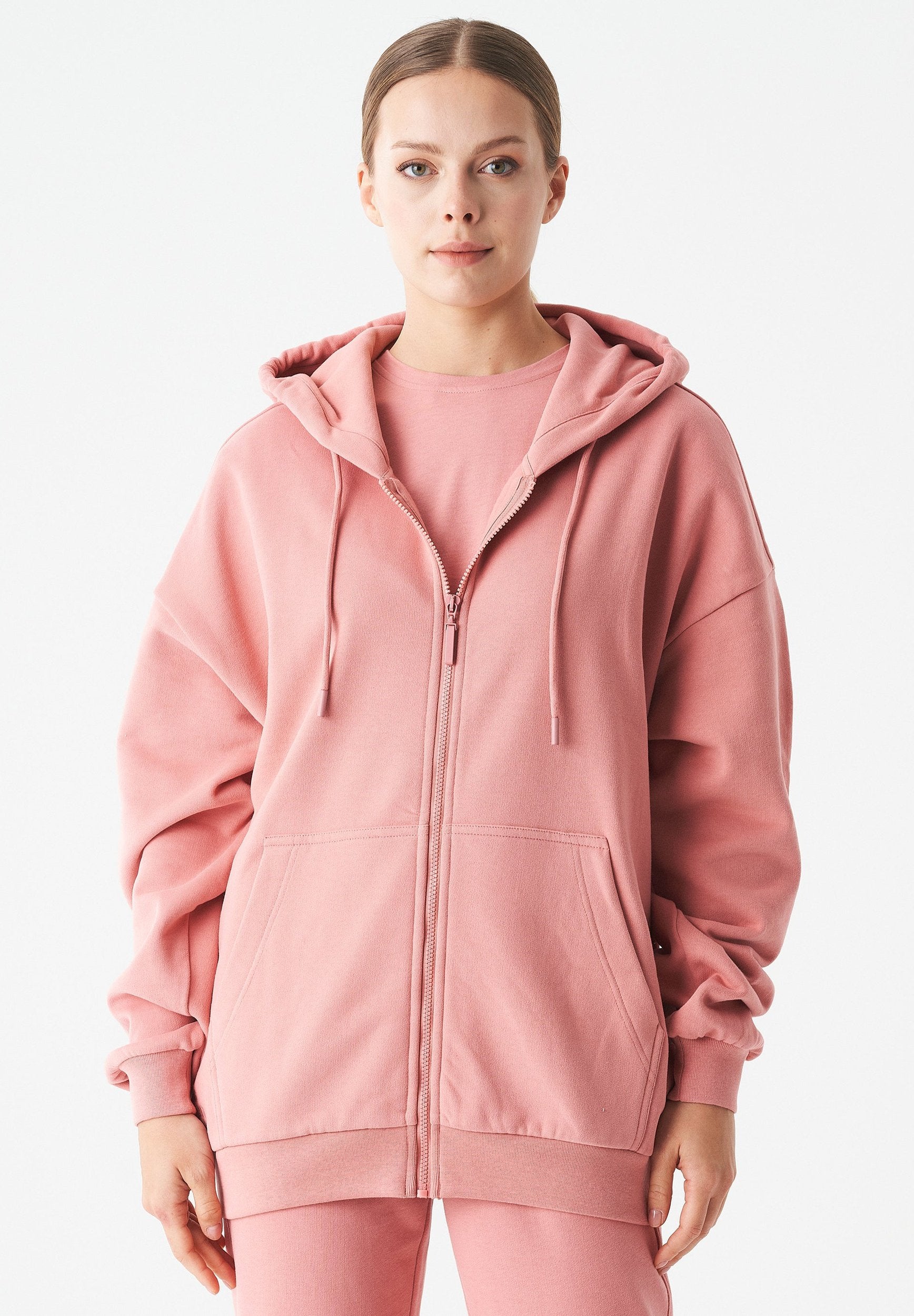 JALE Soft Touch Sweatjacke aus Bio-Baumwolle