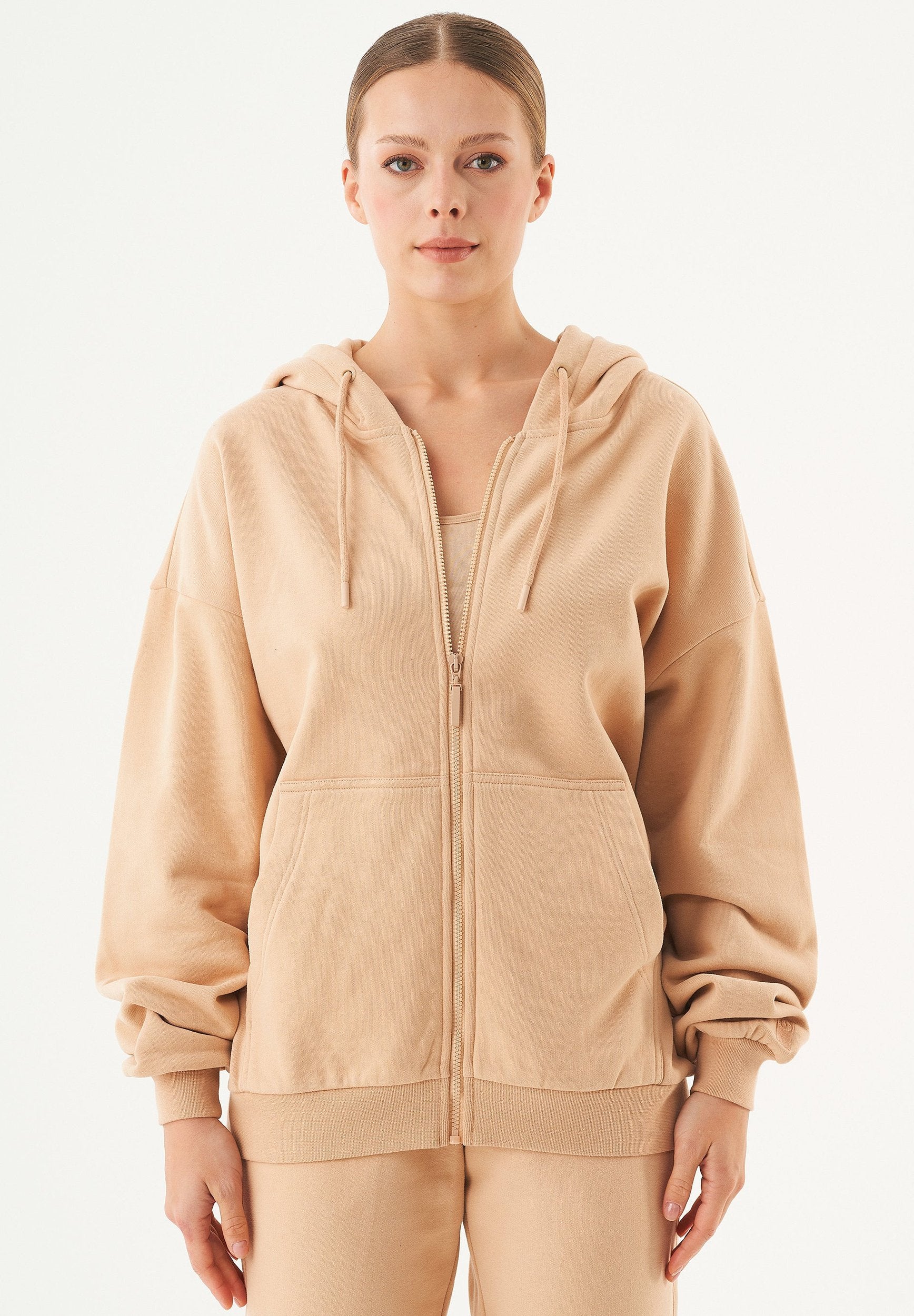 JALE Soft Touch Sweatjacke aus Bio-Baumwolle