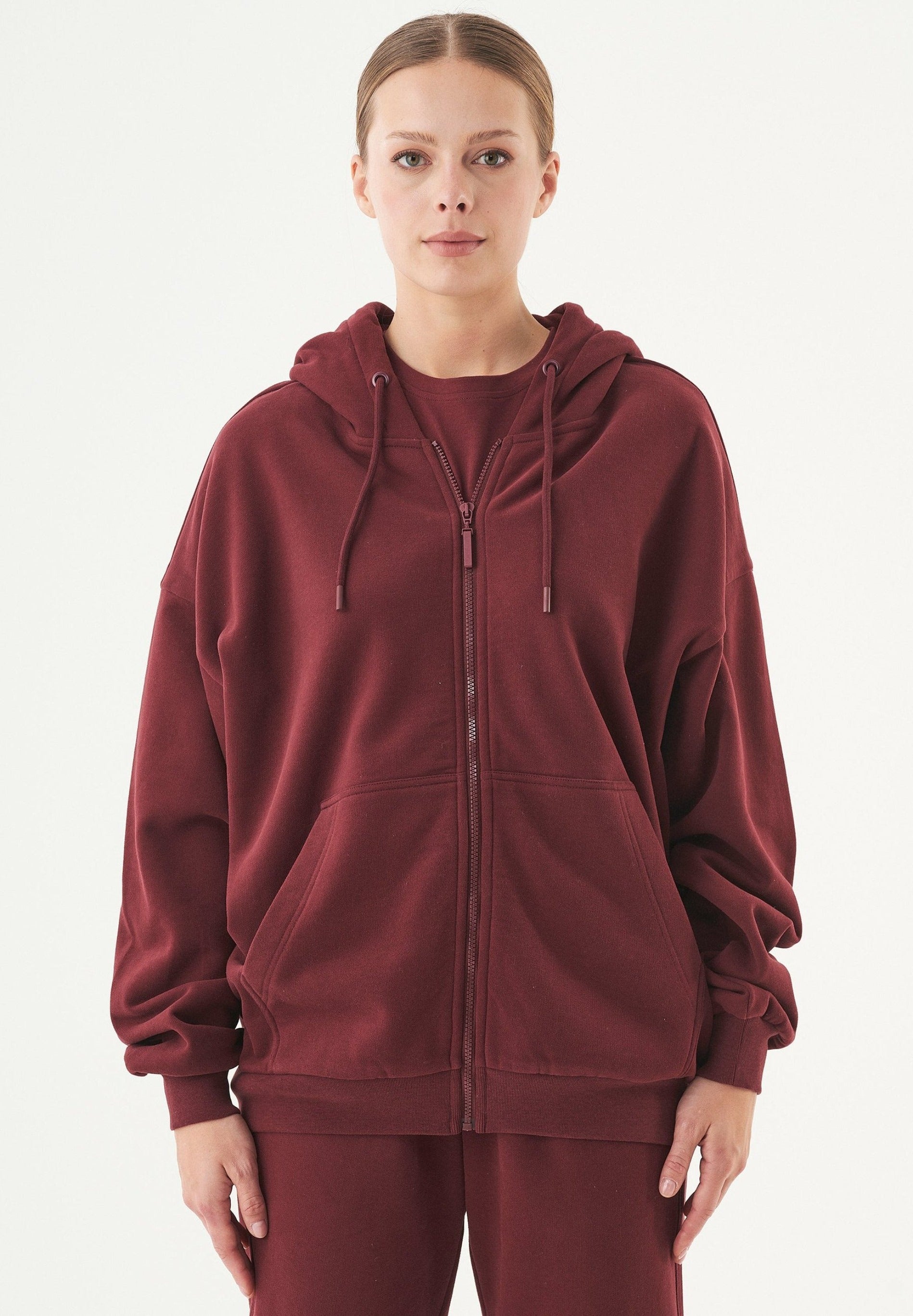 JALE Soft Touch Sweatjacke aus Bio-Baumwolle