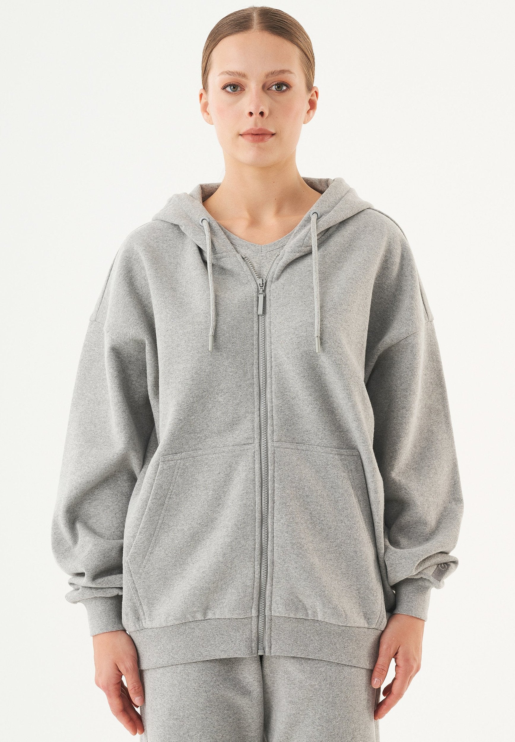 JALE Soft Touch Sweatjacke aus Bio-Baumwolle