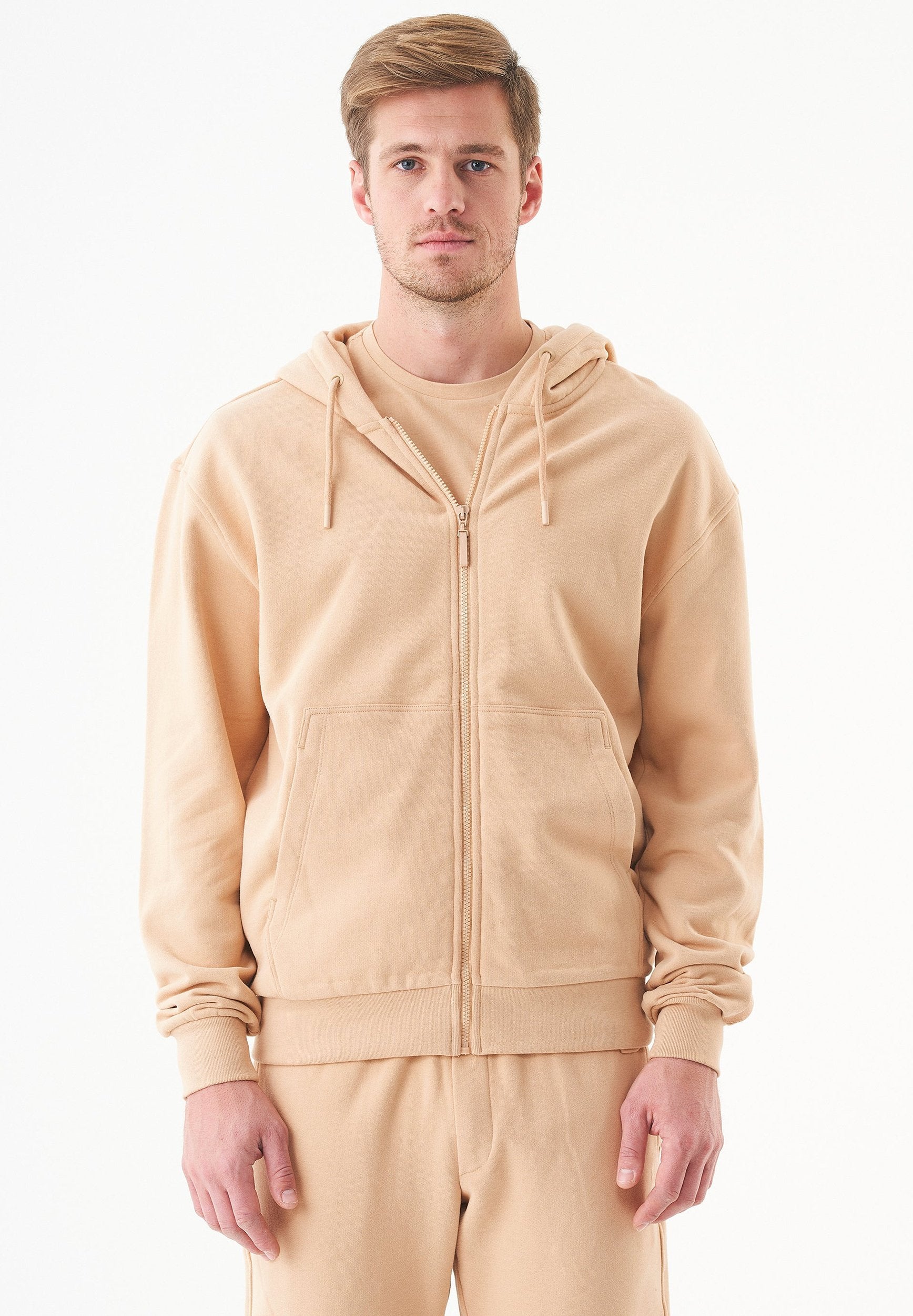 JUNDA Unisex Soft Touch Sweatjacke aus Bio-Baumwolle