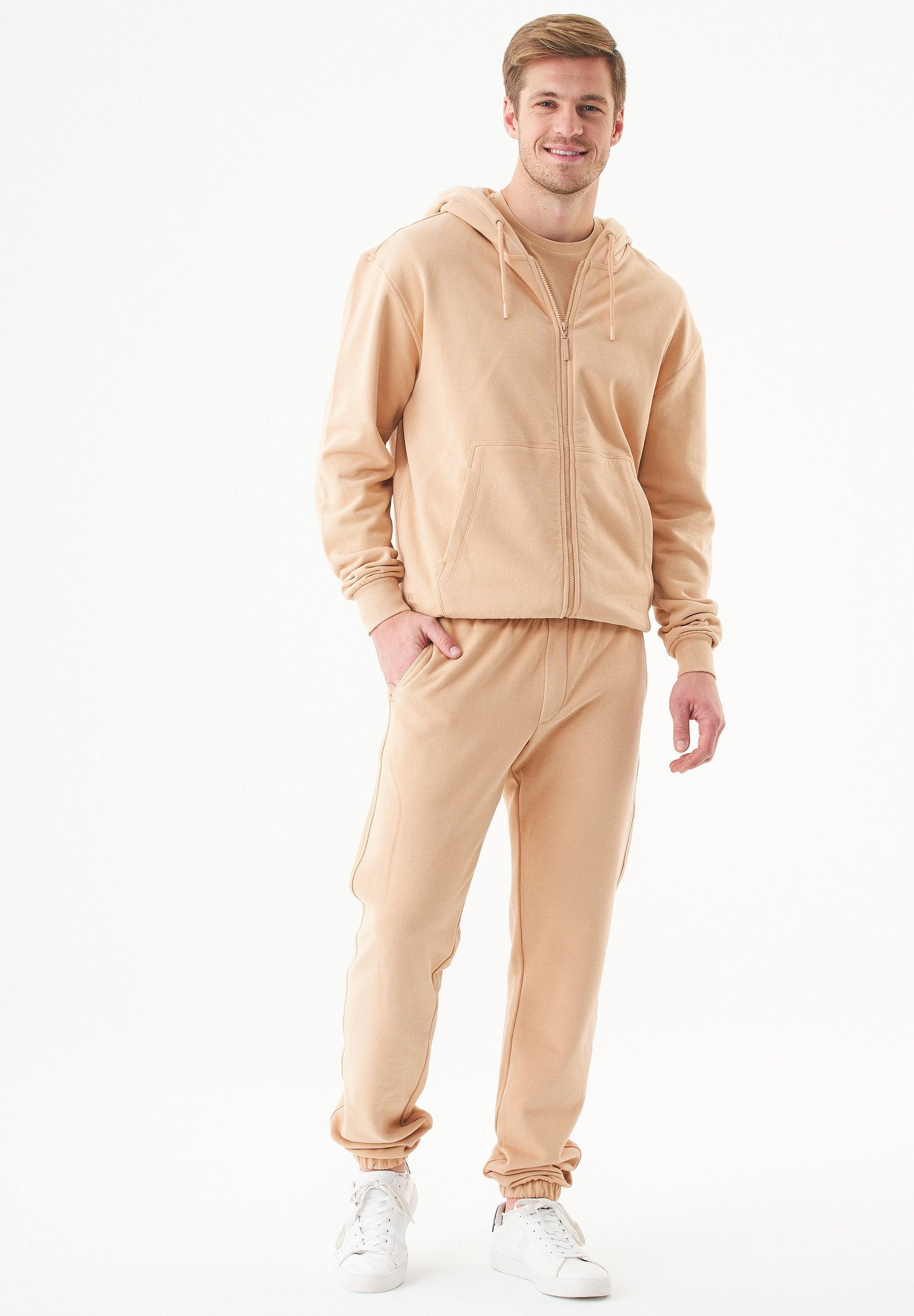 JUNDA Unisex Soft Touch Sweatjacke aus Bio-Baumwolle