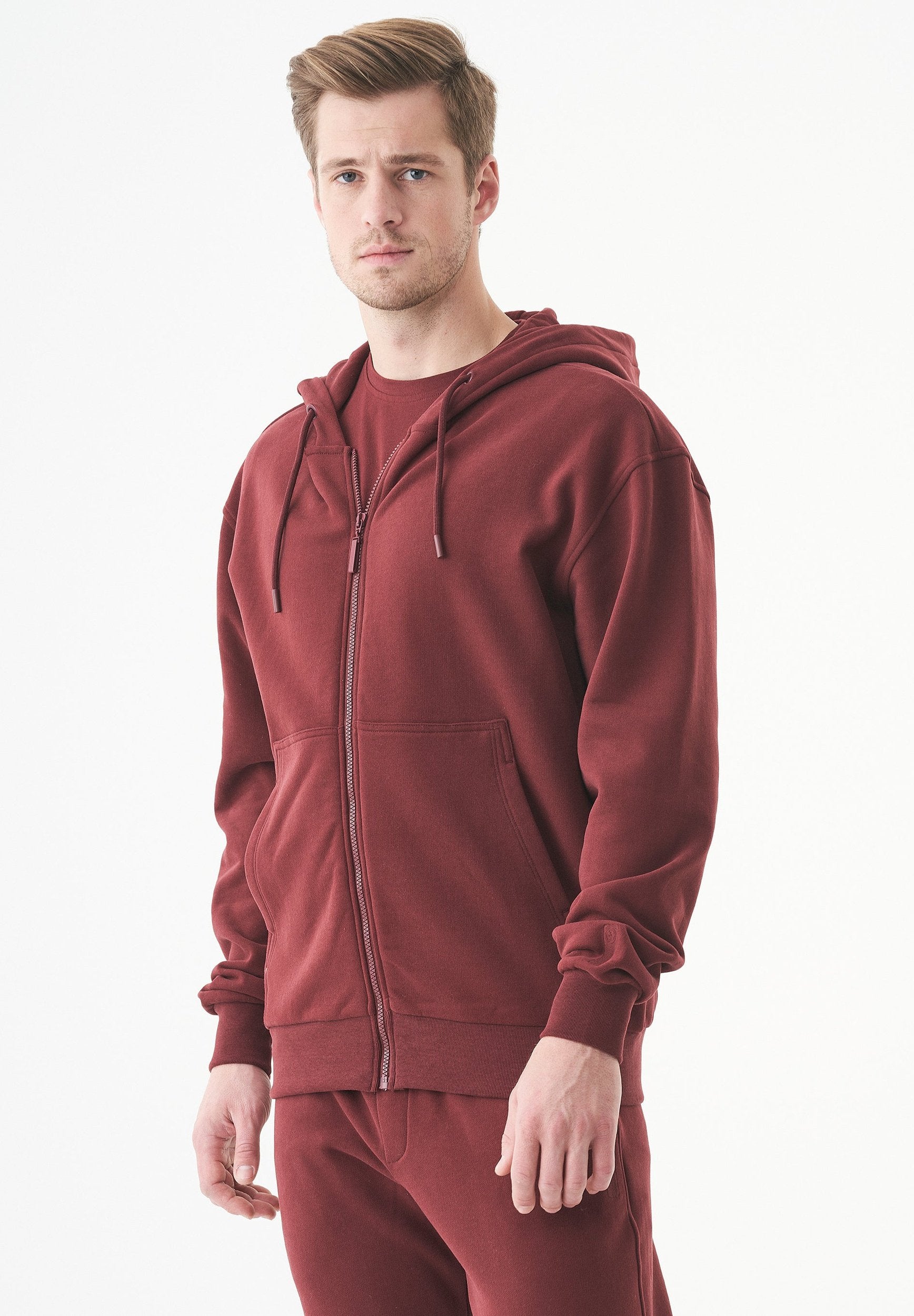 JUNDA Unisex Soft Touch Sweatjacke aus Bio-Baumwolle