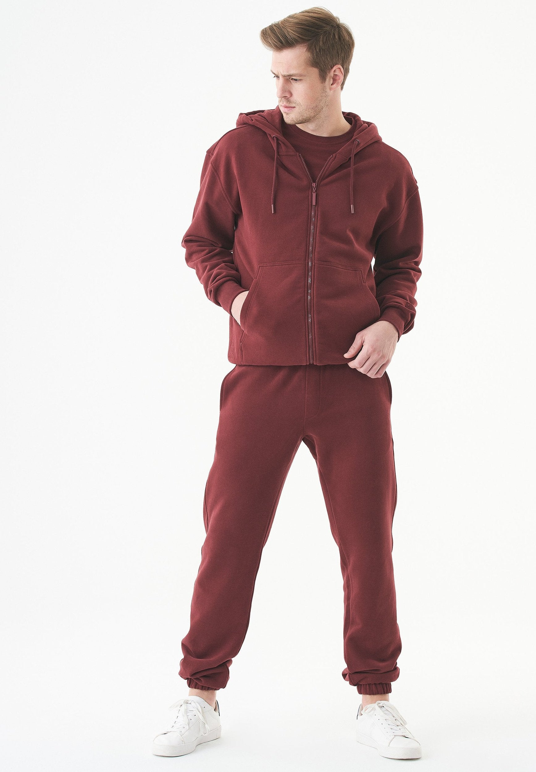 JUNDA Unisex Soft Touch Sweatjacke aus Bio-Baumwolle