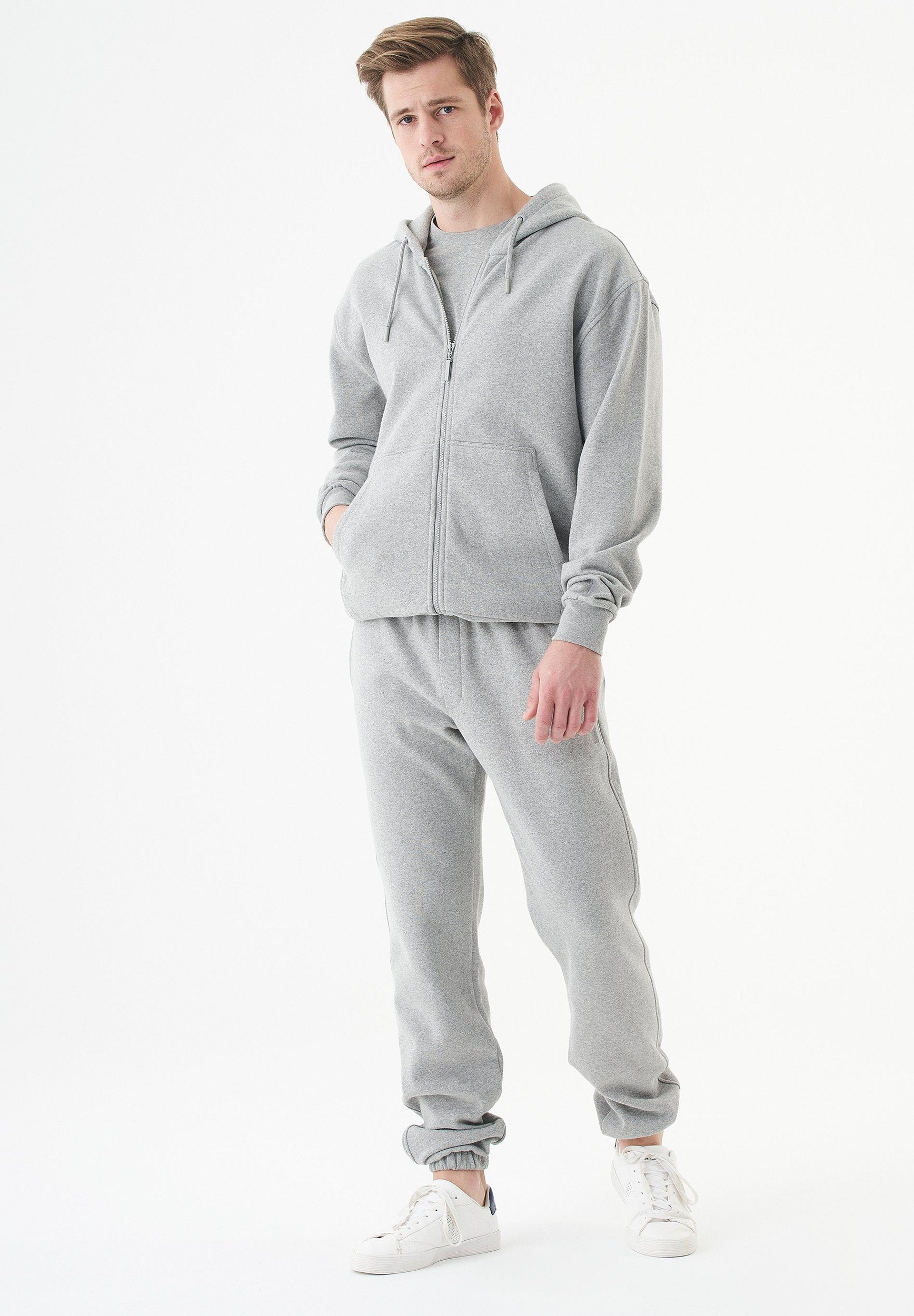 JUNDA Unisex Soft Touch Sweatjacke aus Bio-Baumwolle
