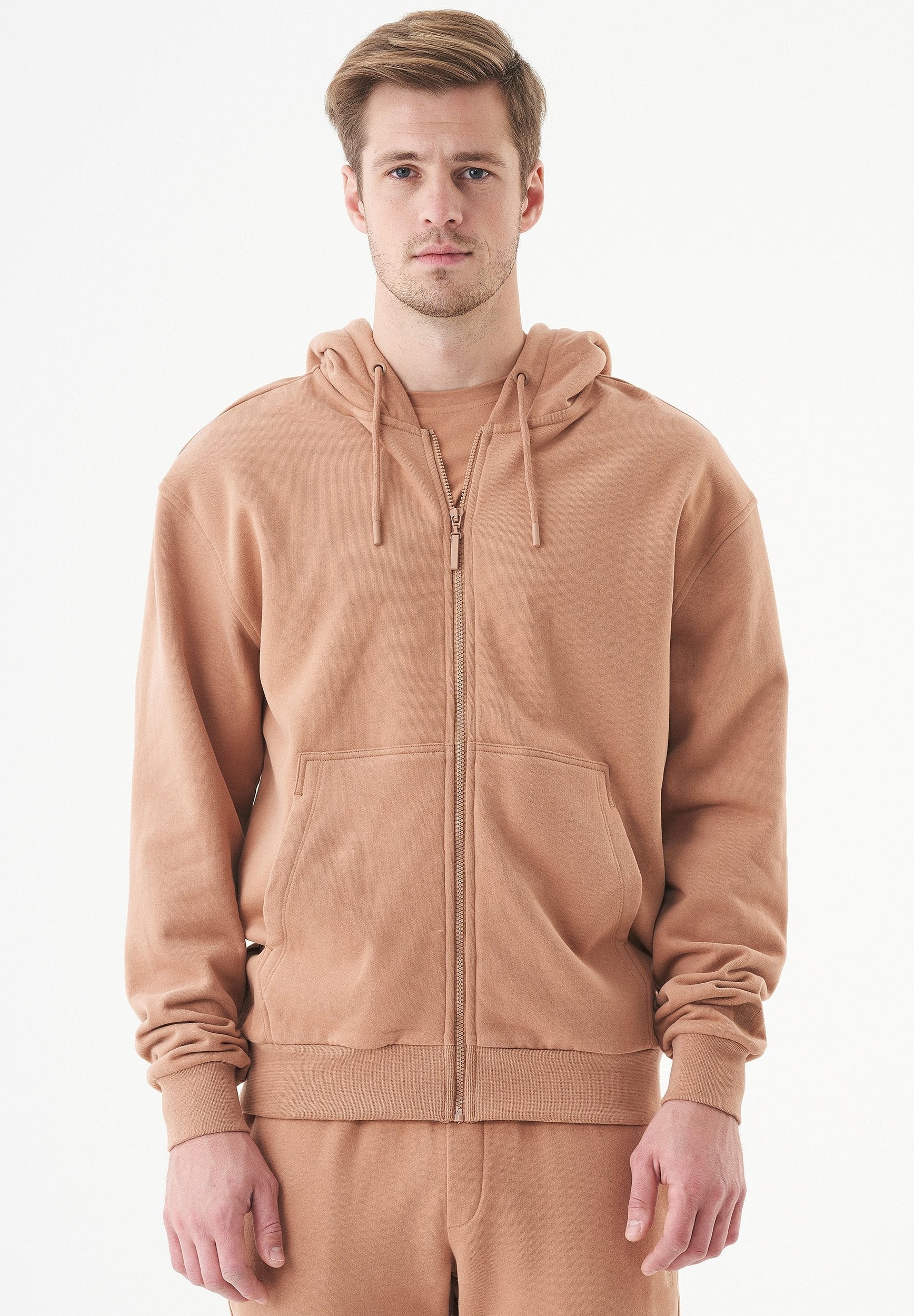JUNDA Unisex Soft Touch Sweatjacke aus Bio-Baumwolle