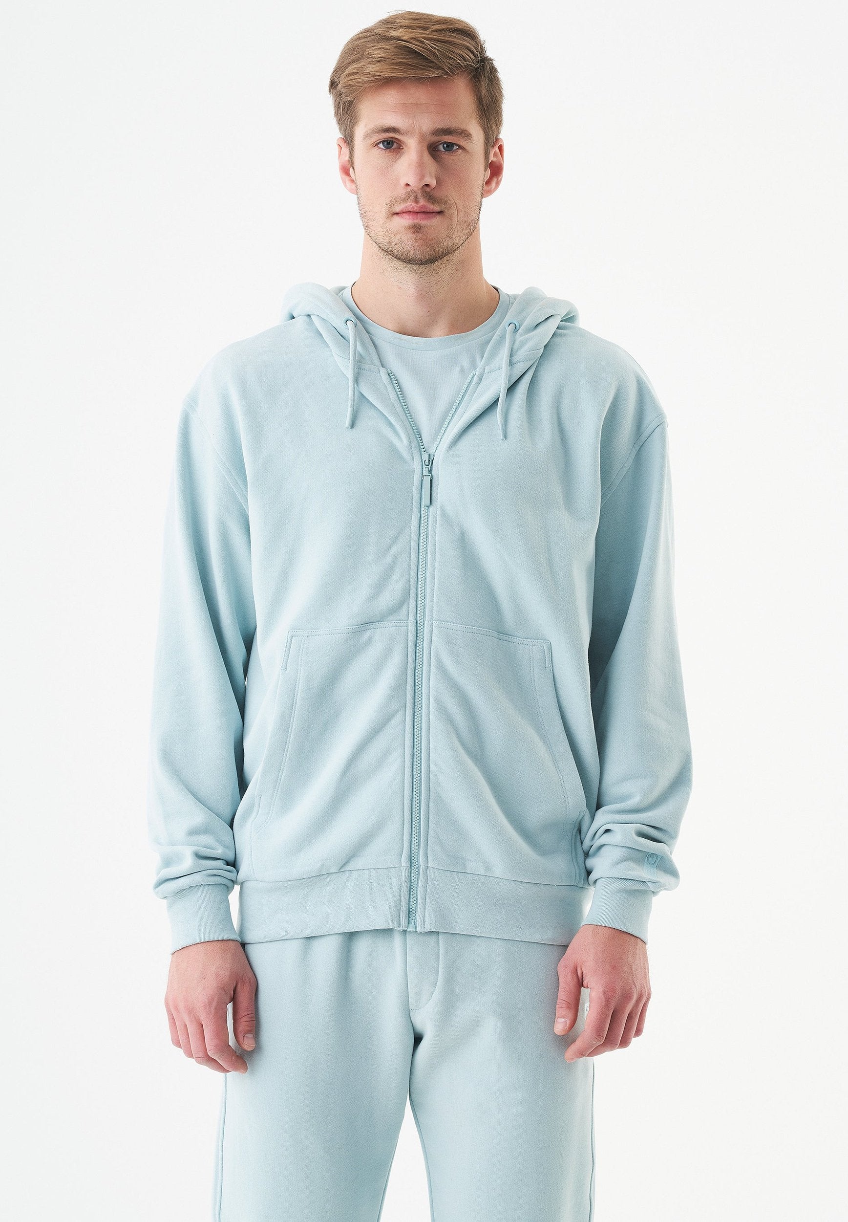 JUNDA Unisex Soft Touch Sweatjacke aus Bio-Baumwolle