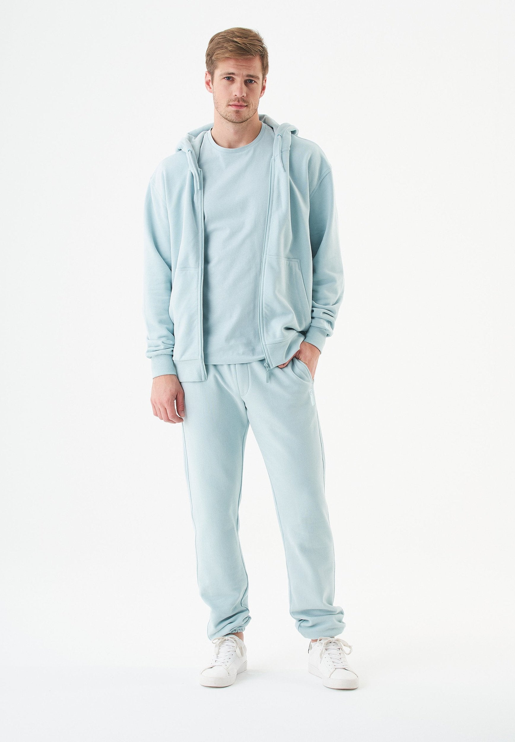 JUNDA Unisex Soft Touch Sweatjacke aus Bio-Baumwolle