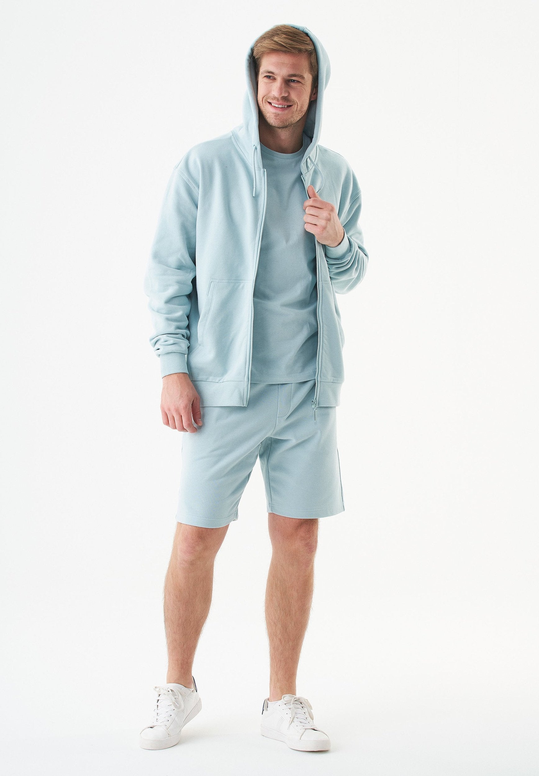 JUNDA Unisex Soft Touch Sweatjacke aus Bio-Baumwolle