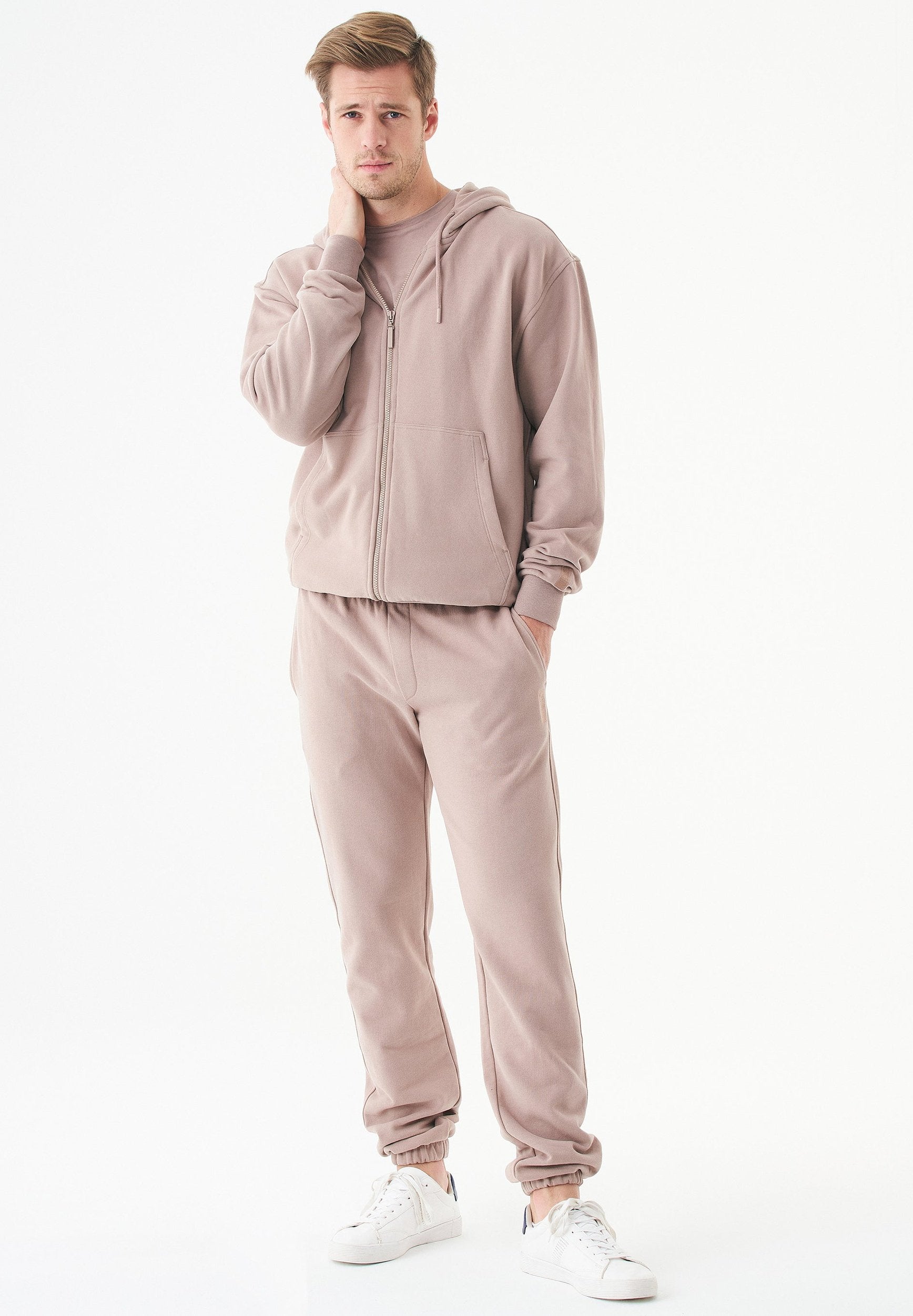 ESSENTIALS-JUNDA- Unisex Soft Touch Sweatjacke aus Bio-Baumwolle