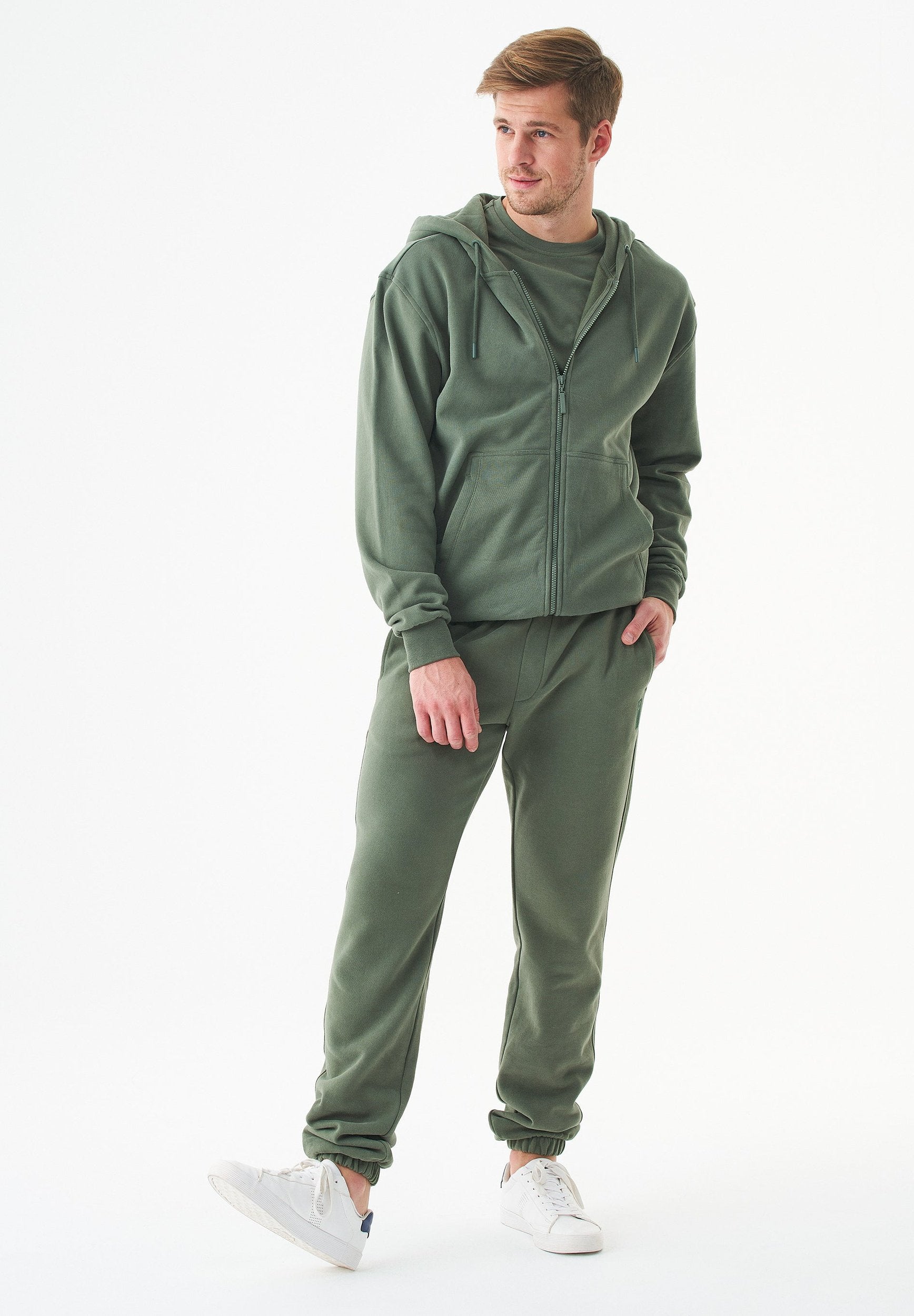 JUNDA Unisex Soft Touch Sweatjacke aus Bio-Baumwolle