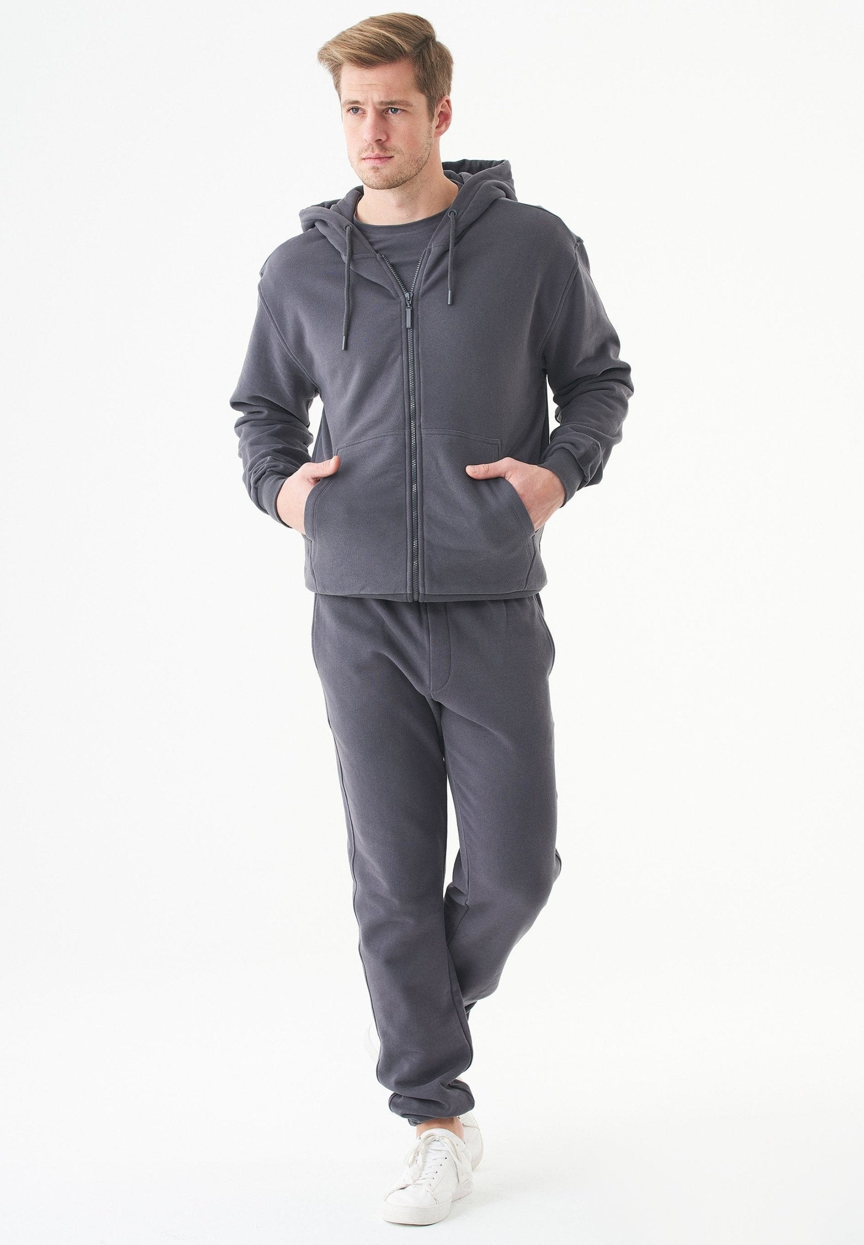 ESSENTIALS-PARS- Soft Touch Sweathose aus Bio-Baumwolle