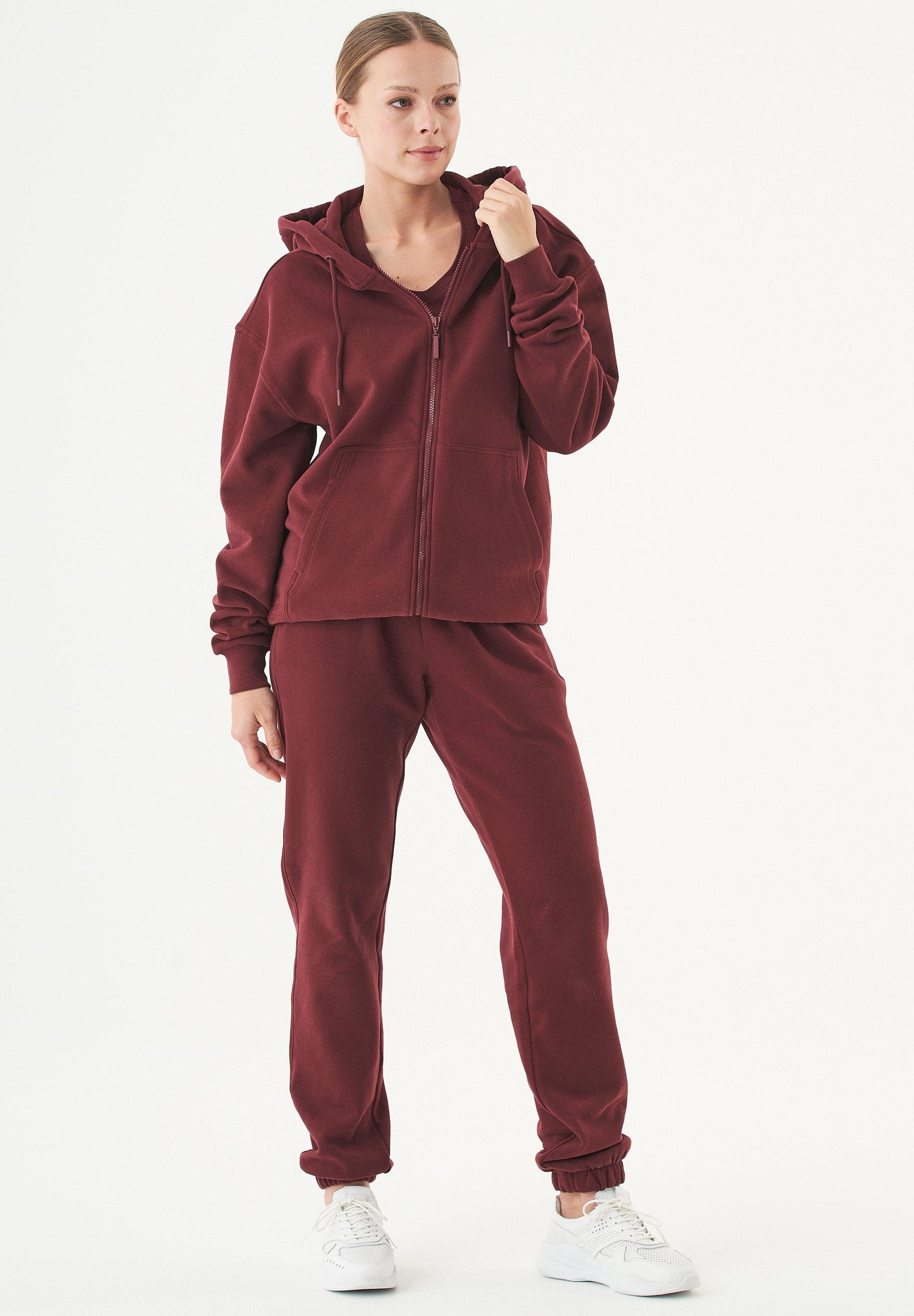 JUNDA Unisex Soft Touch Sweatjacke aus Bio-Baumwolle