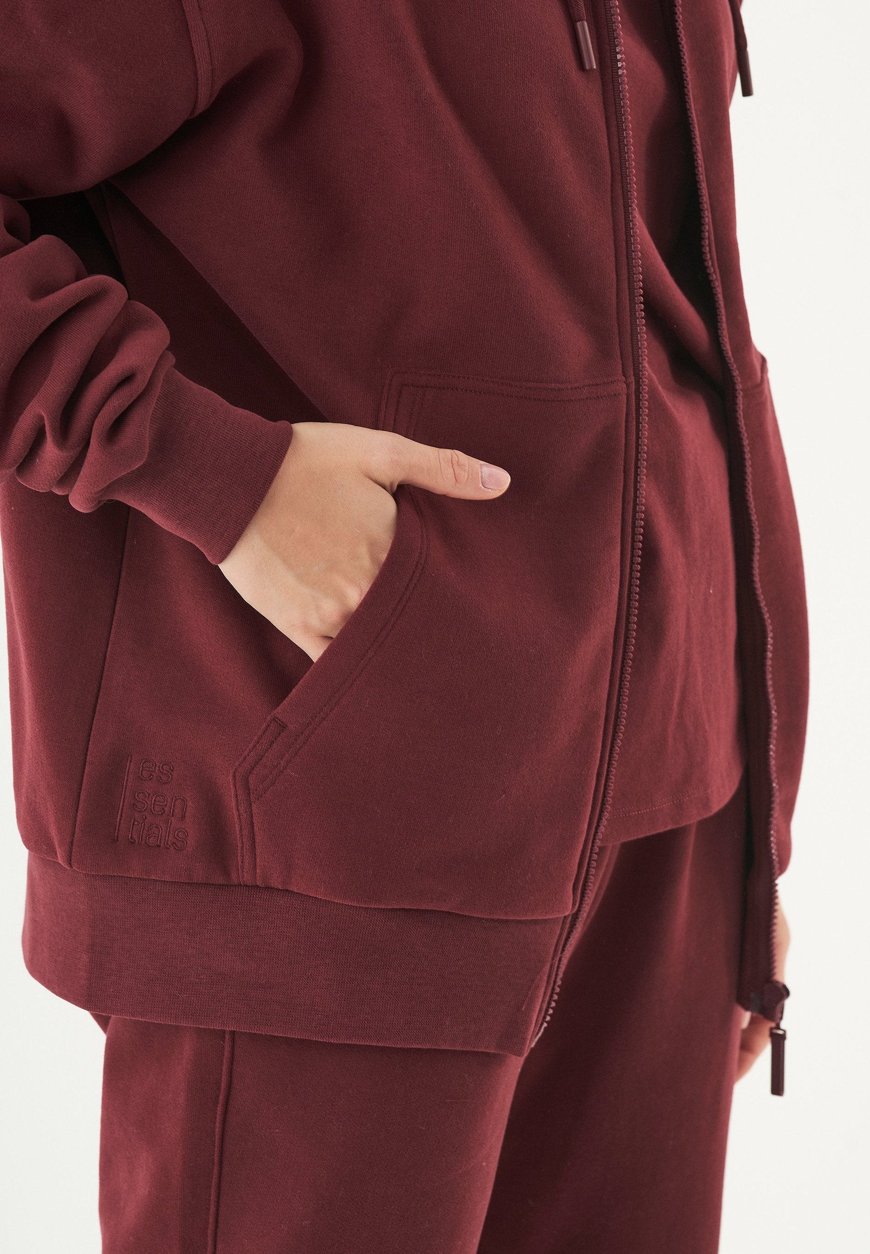 JUNDA Unisex Soft Touch Sweatjacke aus Bio-Baumwolle