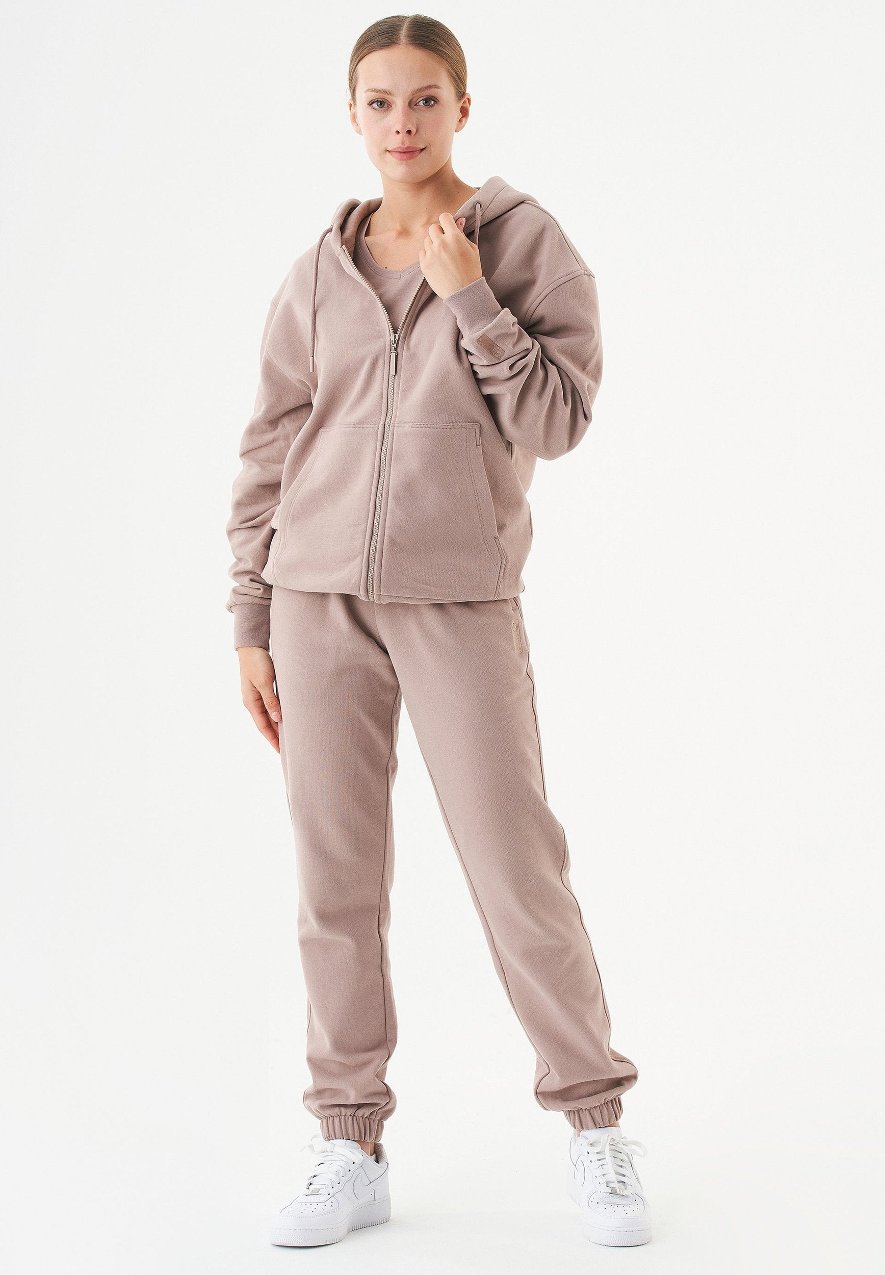 JUNDA Unisex Soft Touch Sweatjacke aus Bio-Baumwolle