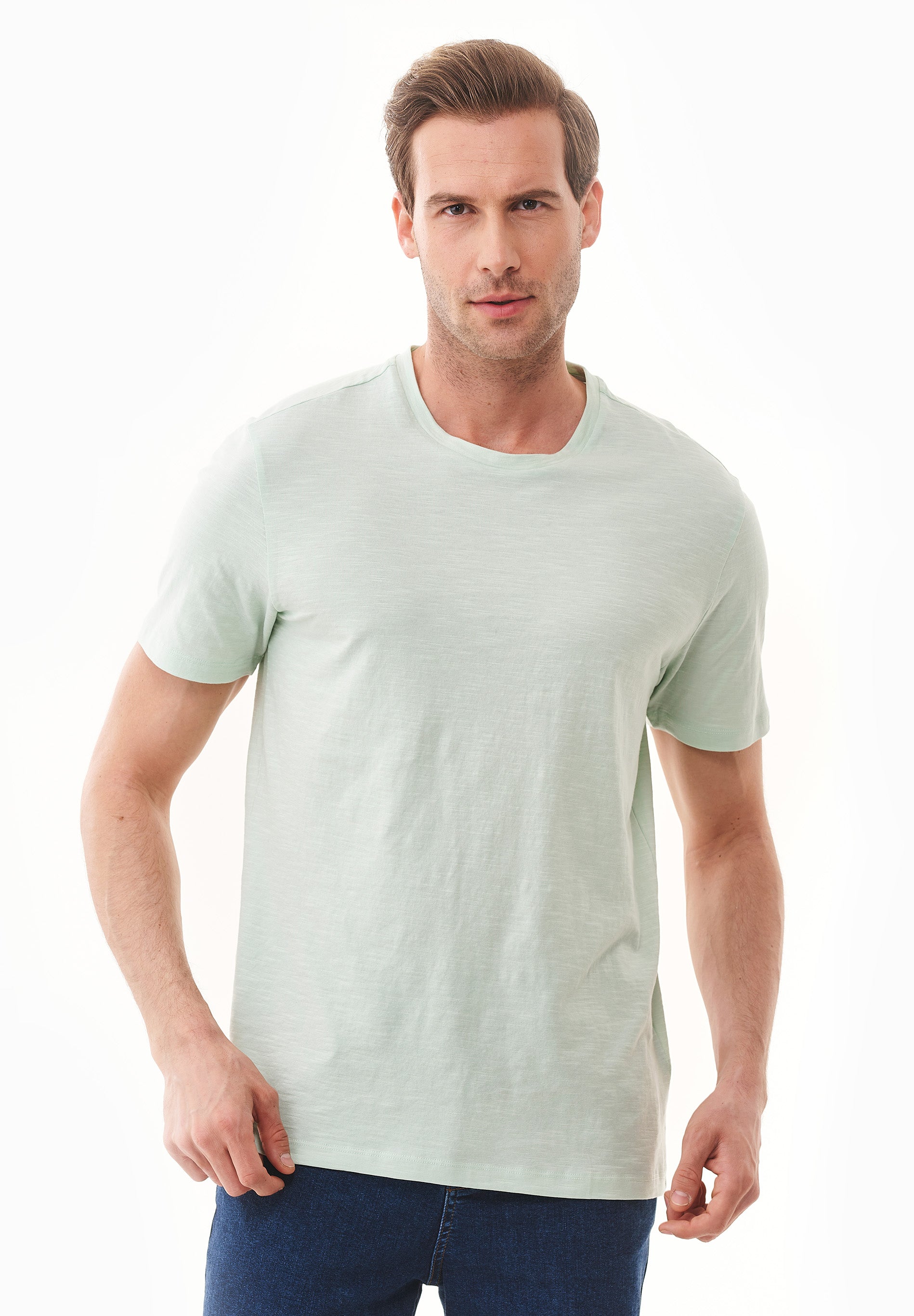 Basic T-Shirt aus Bio-Baumwolle