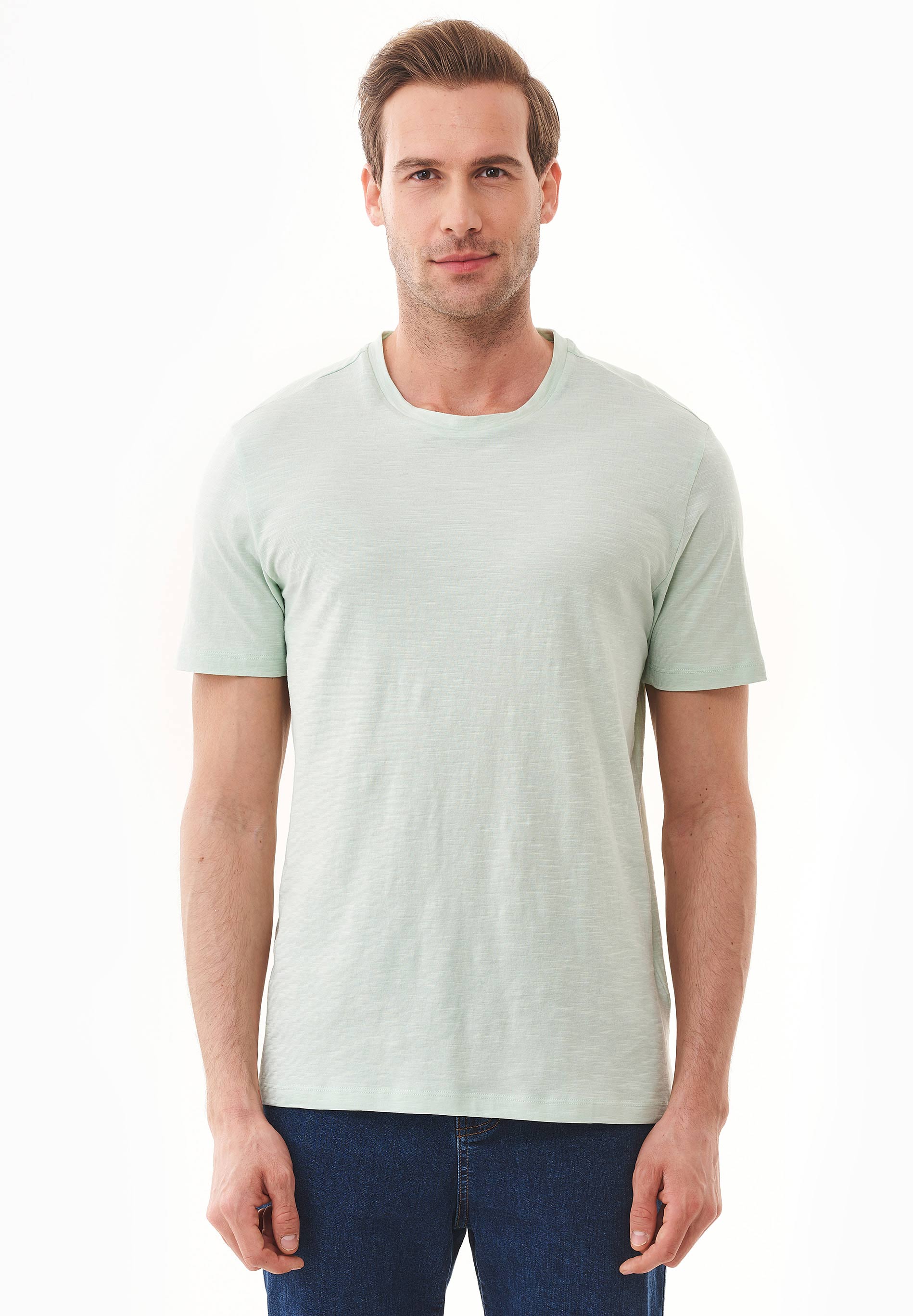 Basic T-Shirt aus Bio-Baumwolle