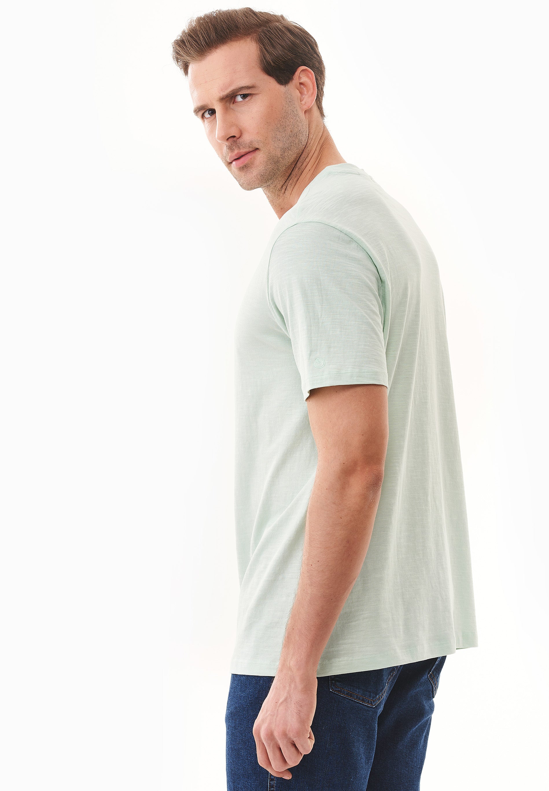 Basic T-Shirt aus Bio-Baumwolle