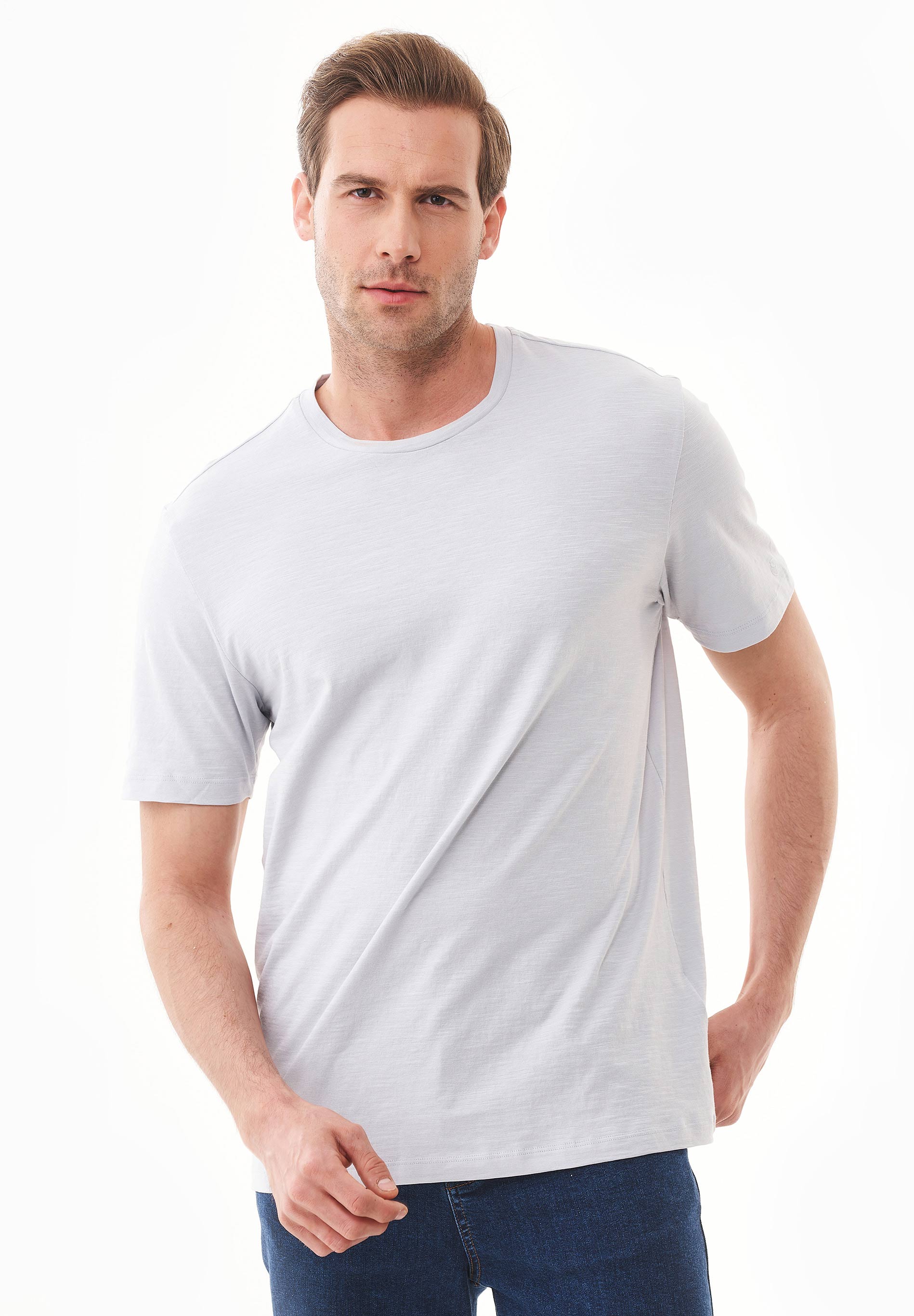 Basic T-Shirt aus Bio-Baumwolle