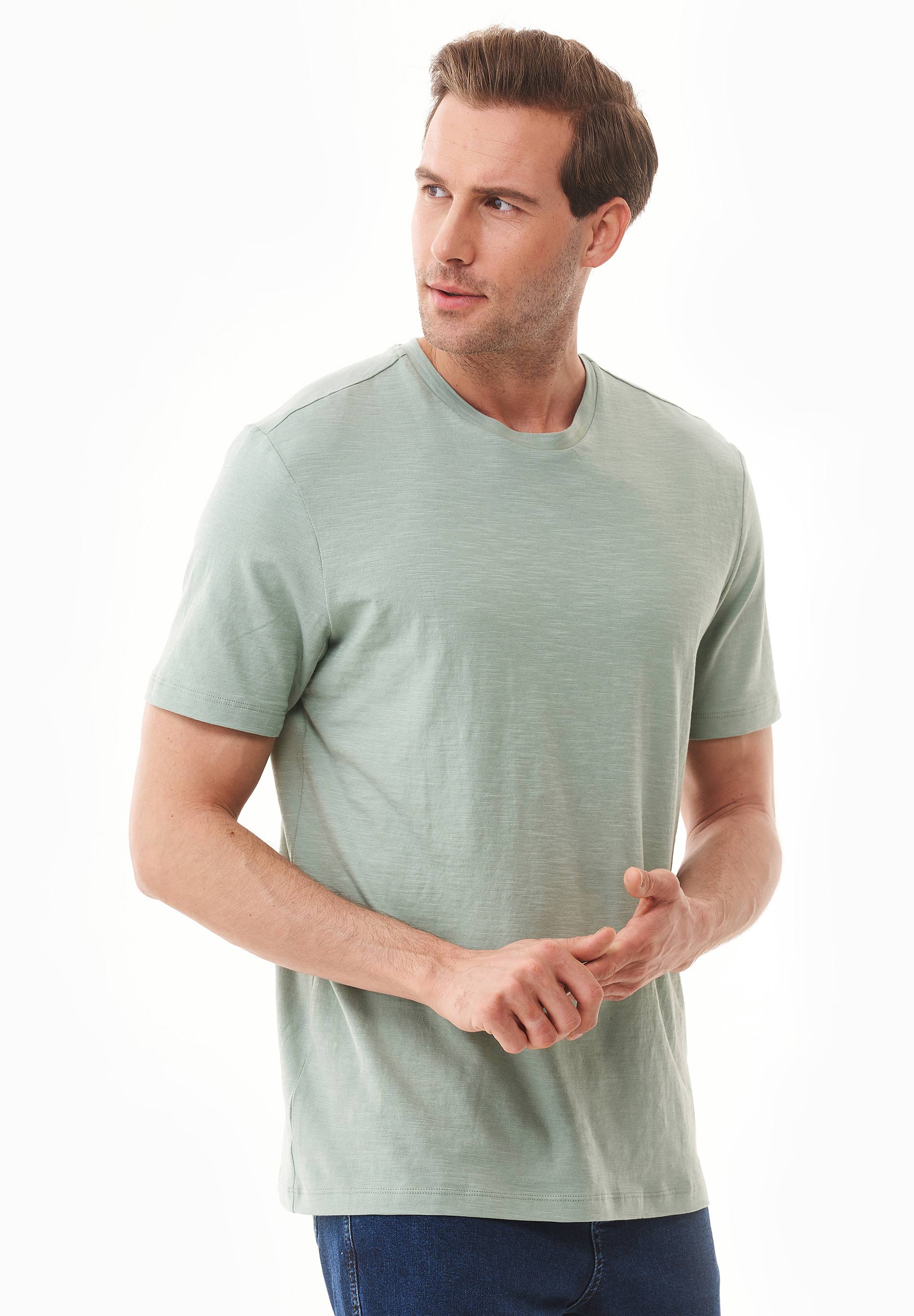 Basic T-Shirt aus Bio-Baumwolle