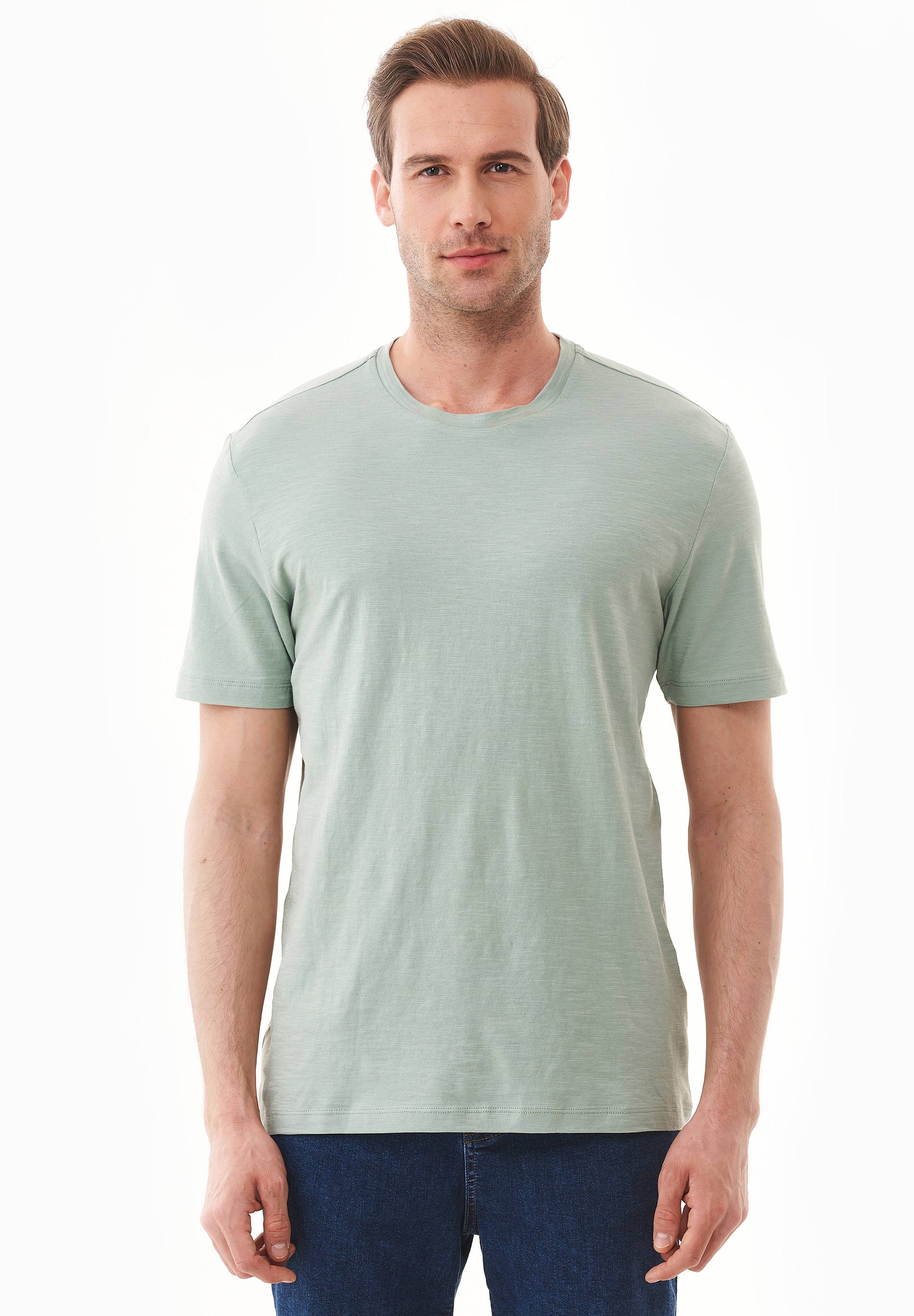 Basic T-Shirt aus Bio-Baumwolle