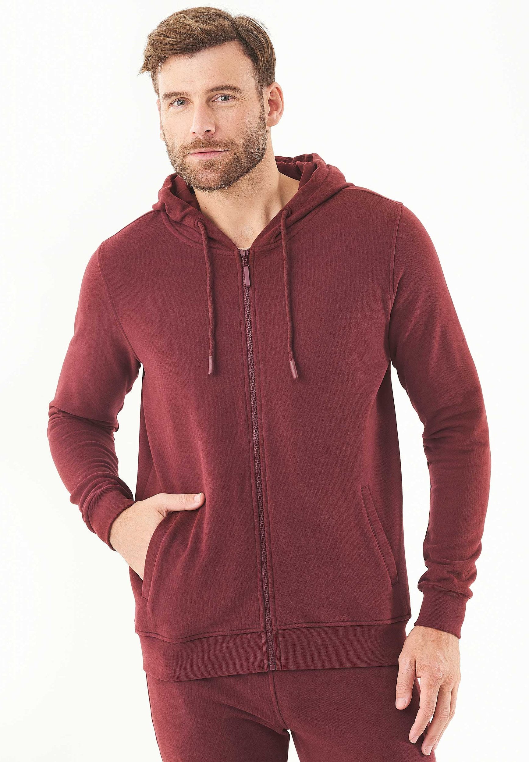 Soft Touch Sweatjacke aus Bio-Baumwolle