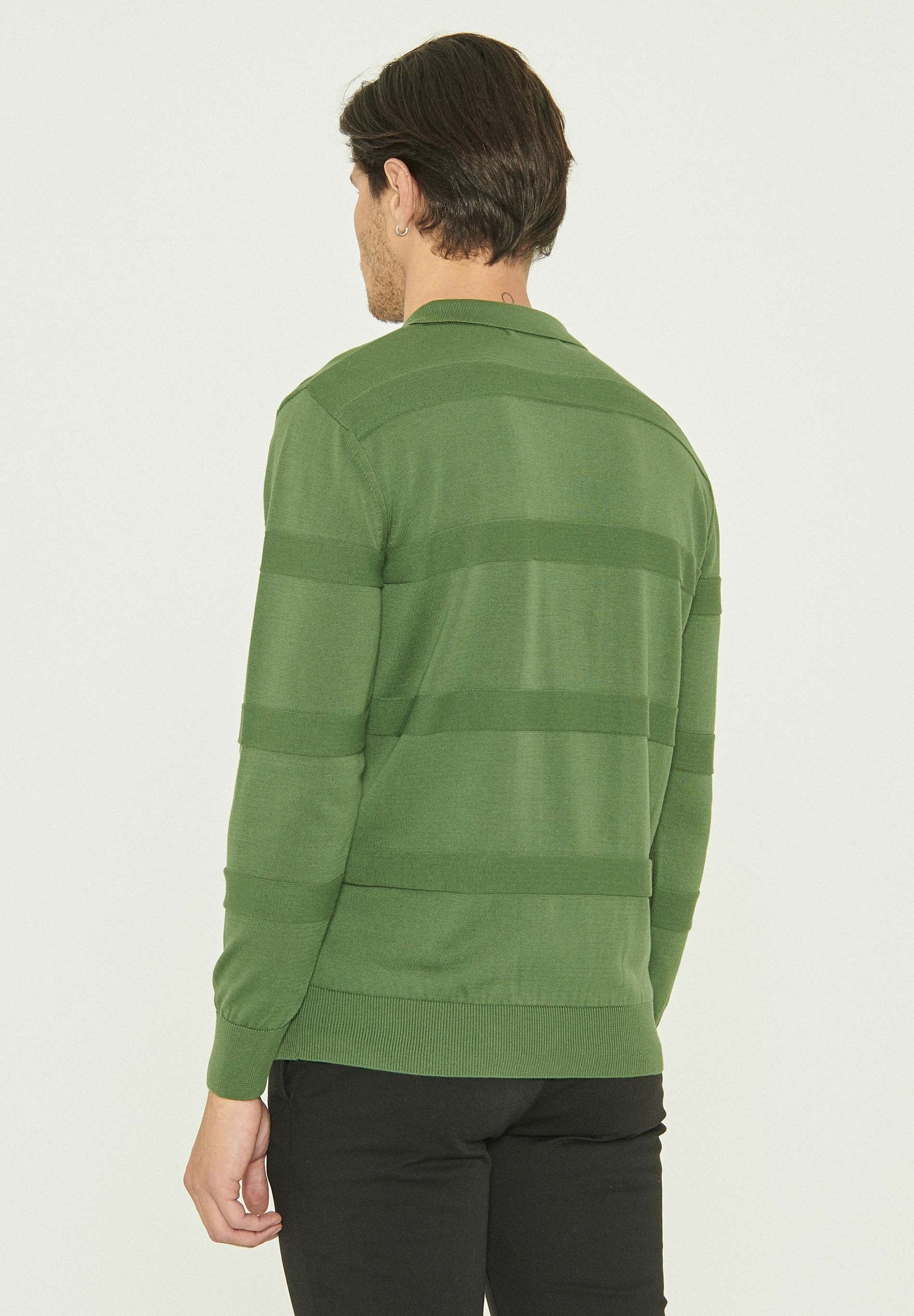 Polokragenpullover aus Bio-Baumwolle