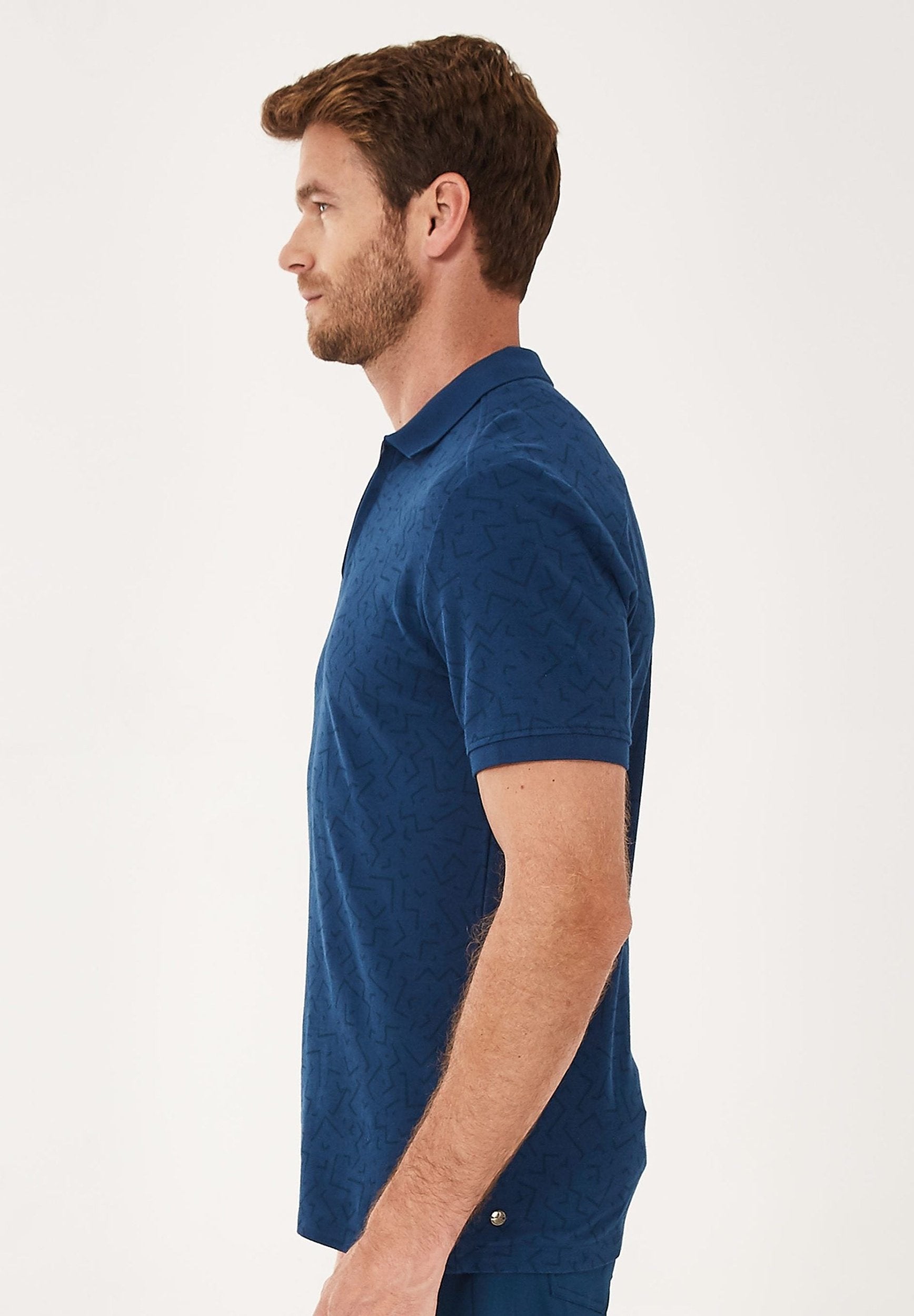 Poloshirt aus Bio-Baumwolle mit Reißverschluss