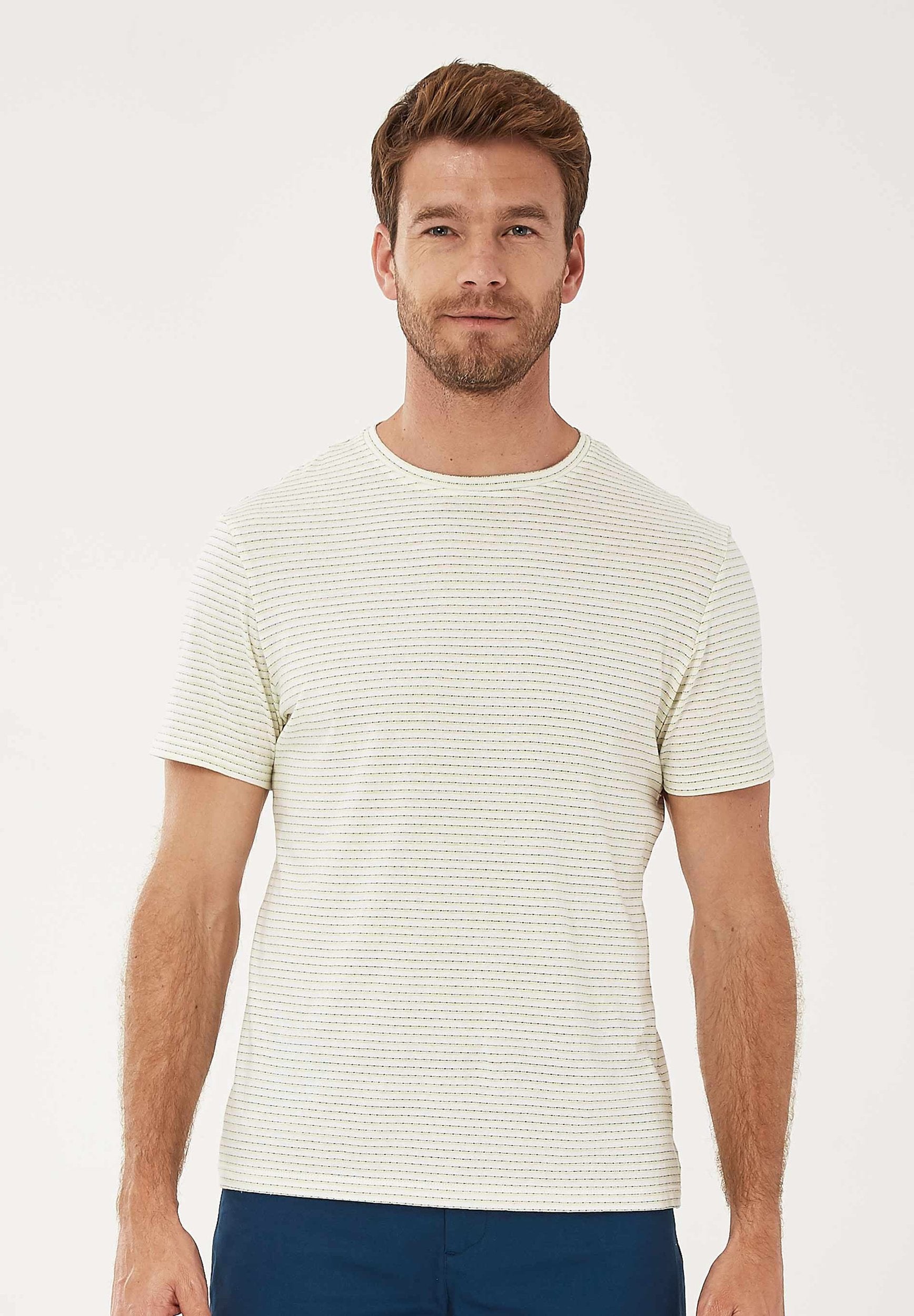 Gestreiftes T-Shirt aus Bio-Baumwolle