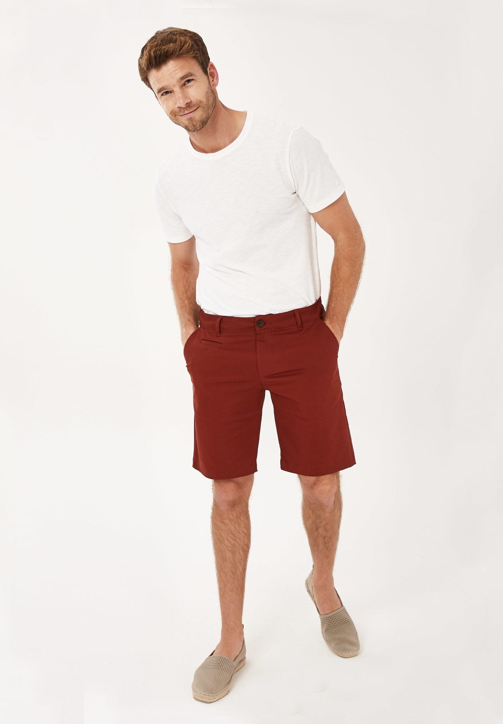 Chino-Shorts aus Bio-Baumwolle