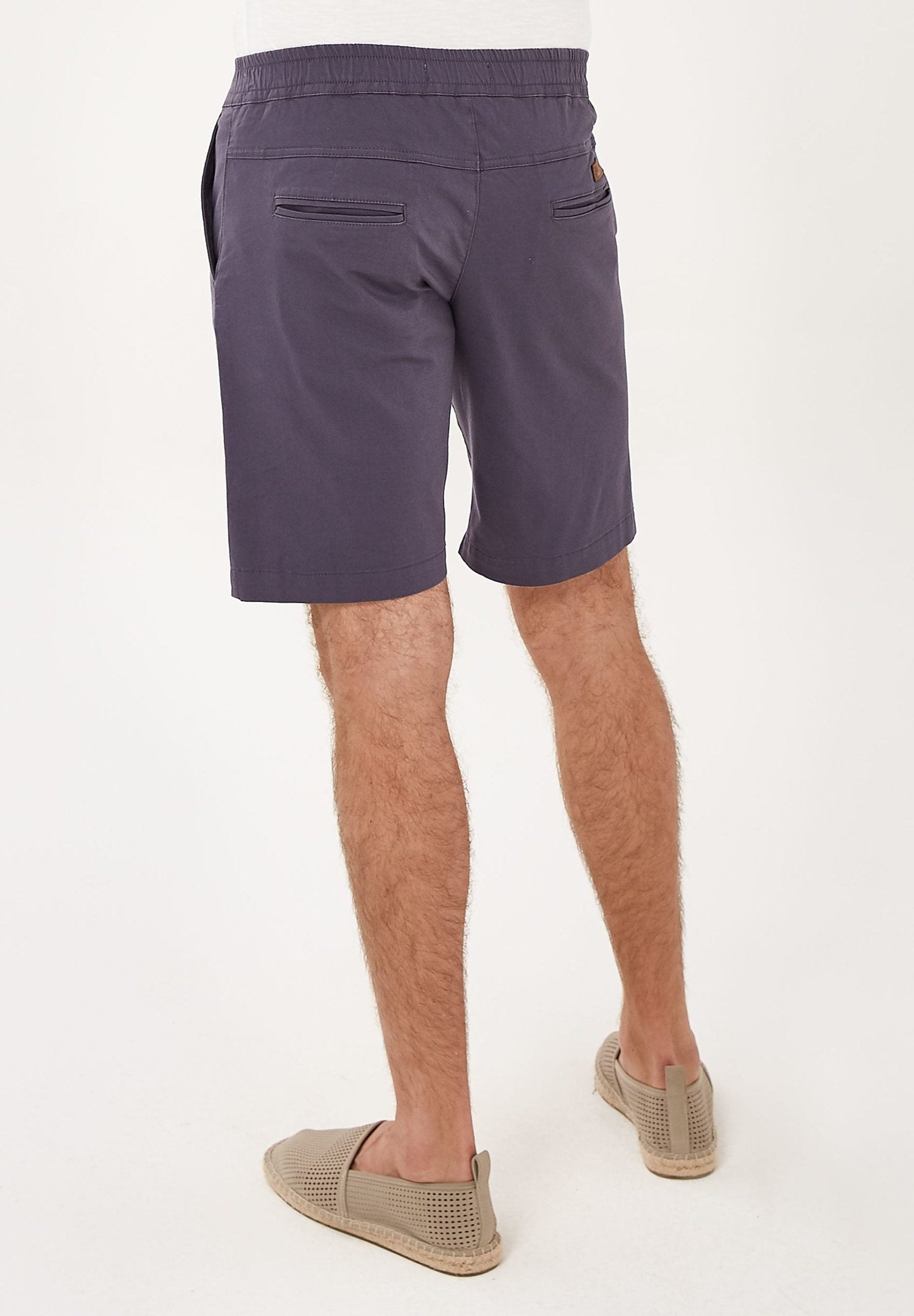 Chino-Shorts aus Bio-Baumwolle mit elastischem Bund
