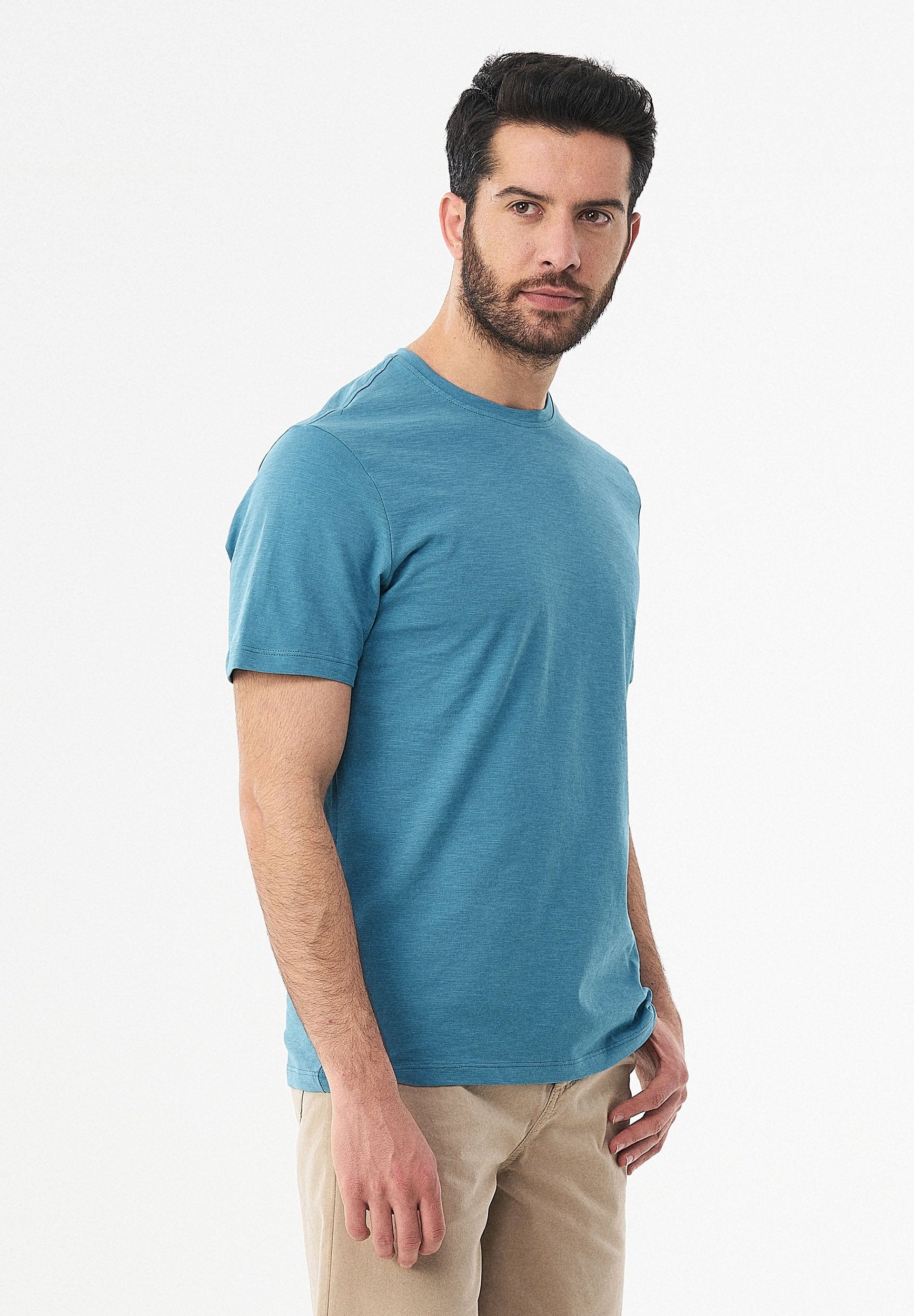 Basic T-Shirt aus Bio-Baumwolle