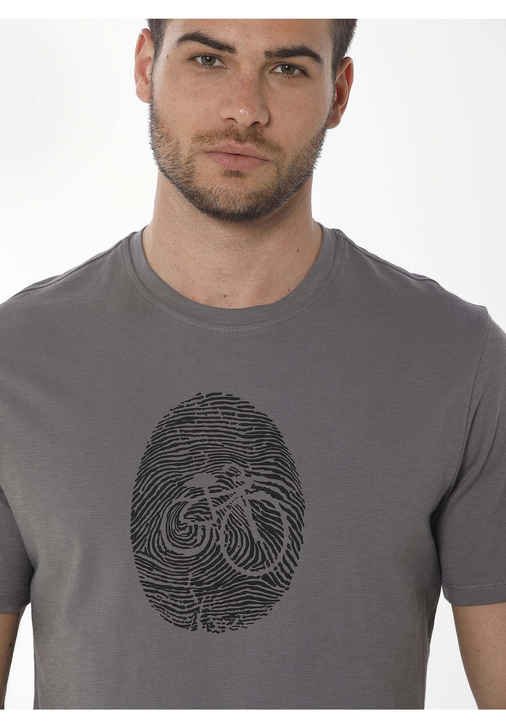 T-Shirt aus Bio-Baumwolle mit Fahrrad-Print