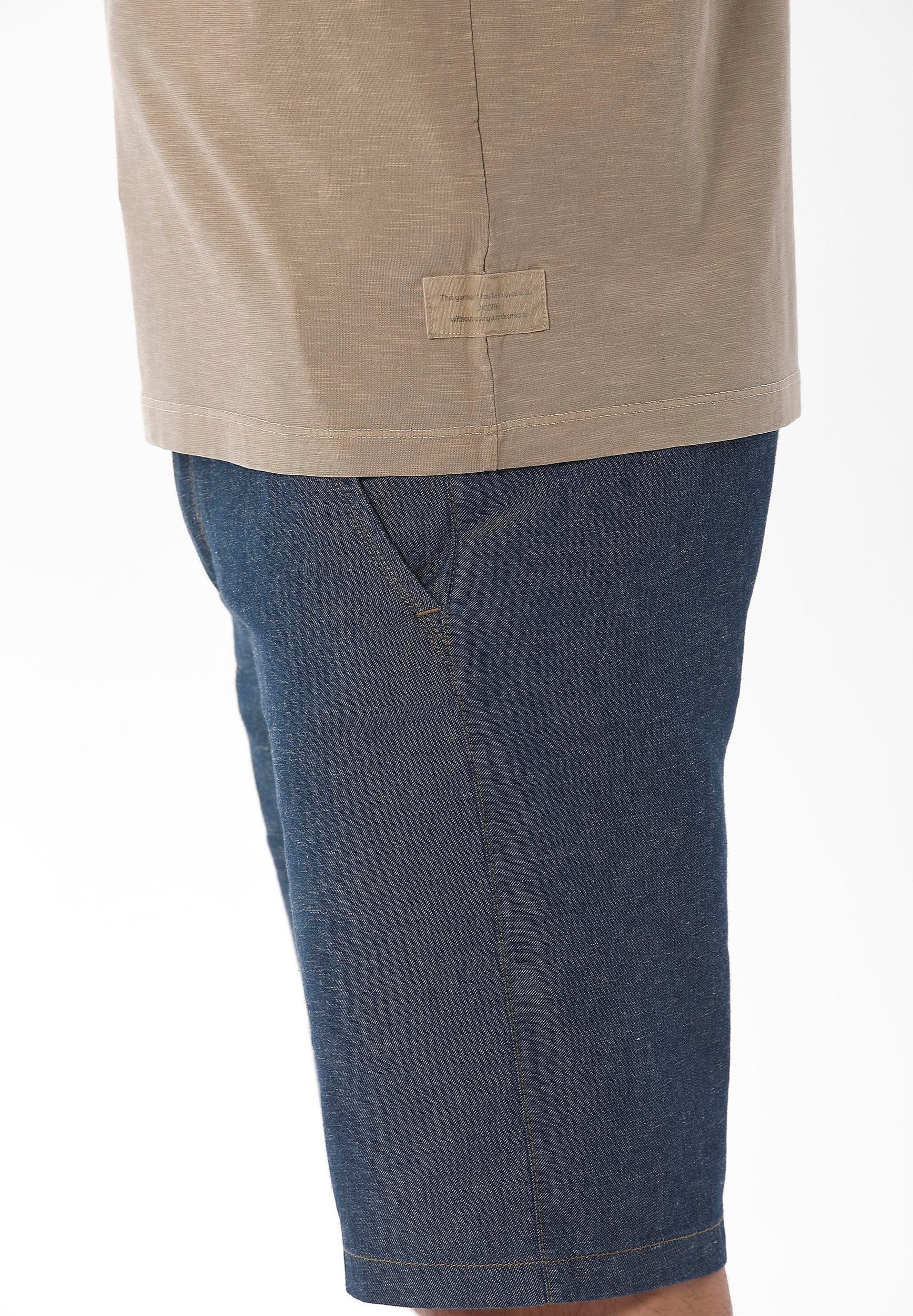Natural Garment Dyed T-Shirt aus Bio-Baumwolle