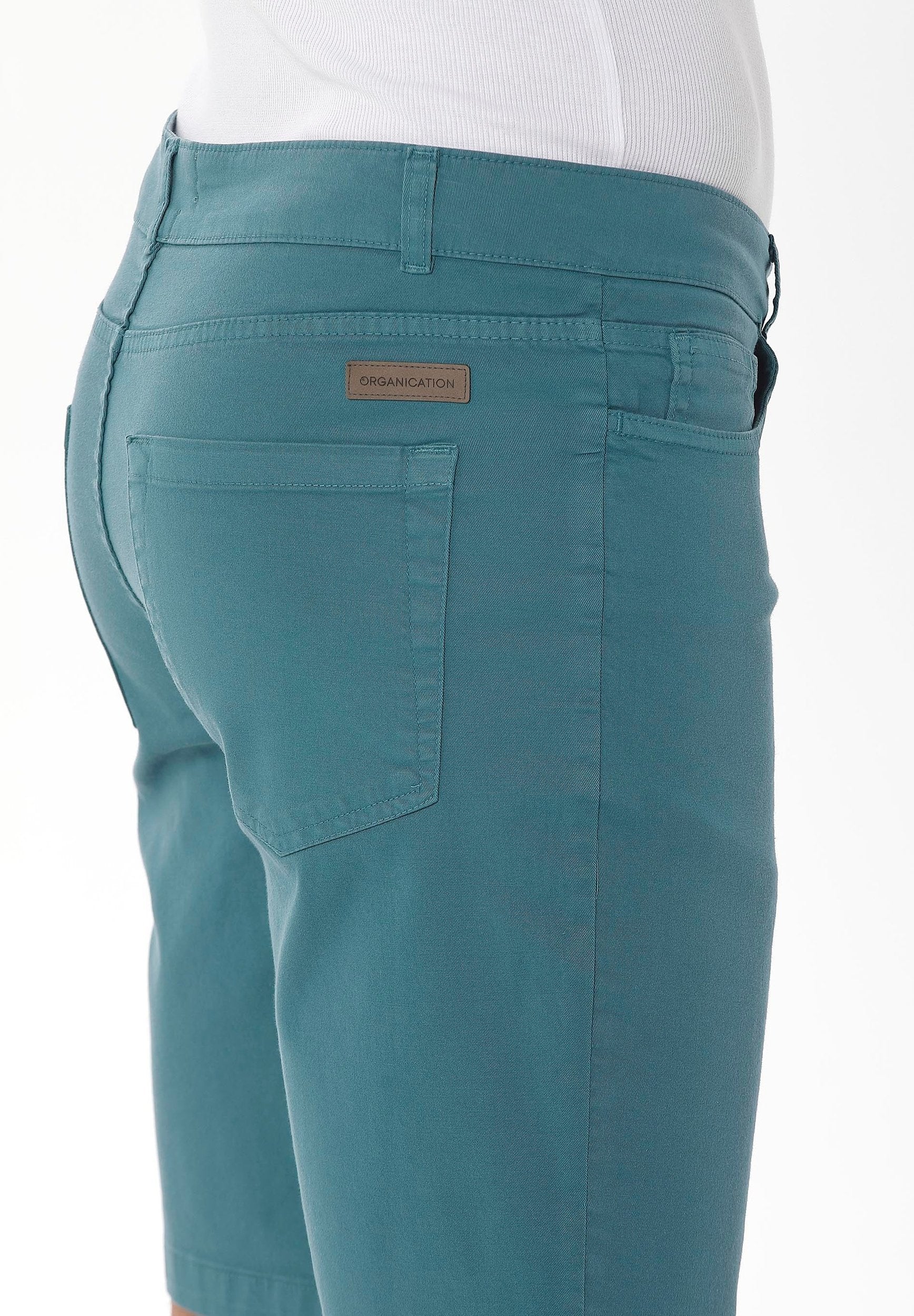 Five-Pocket-Shorts aus Bio-Baumwolle