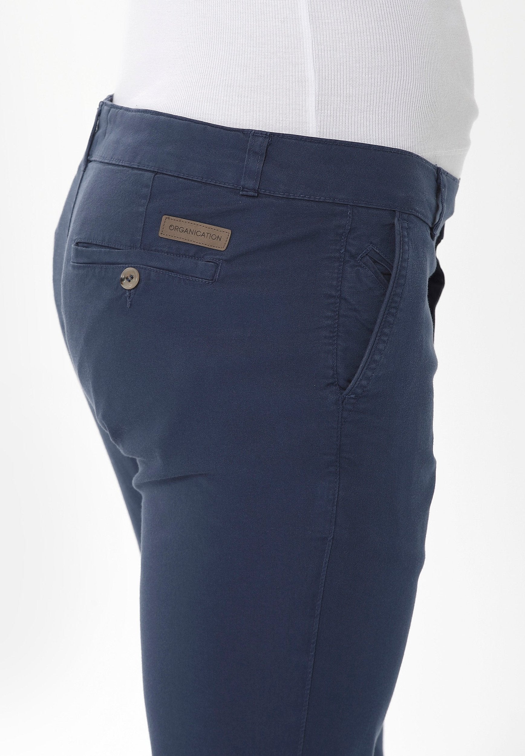 Slim Chino-Hose aus Bio-Baumwolle