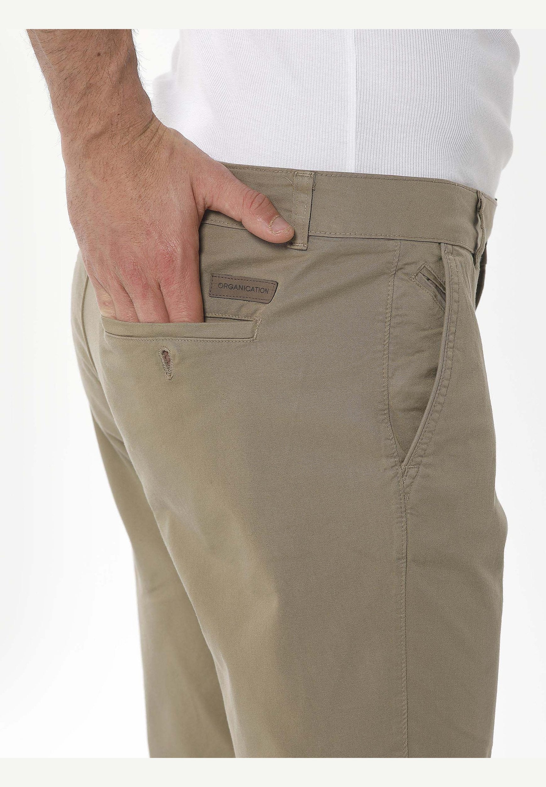 Slim Chino-Hose aus Bio-Baumwolle