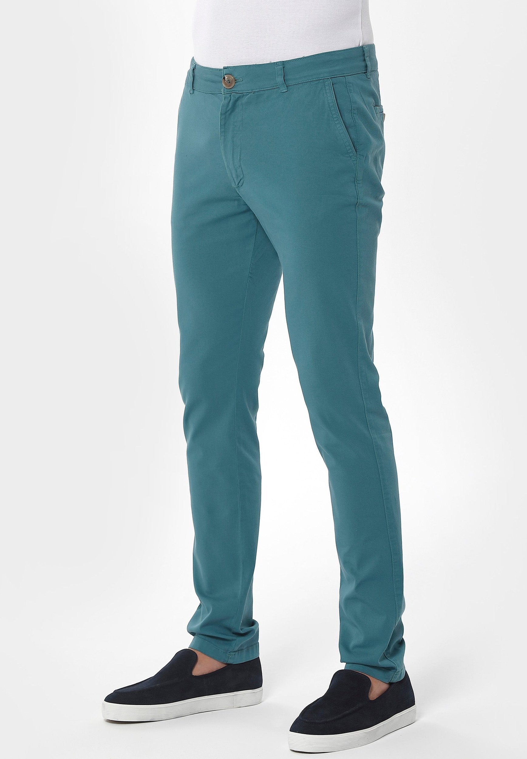 Slim Chino-Hose aus Bio-Baumwolle