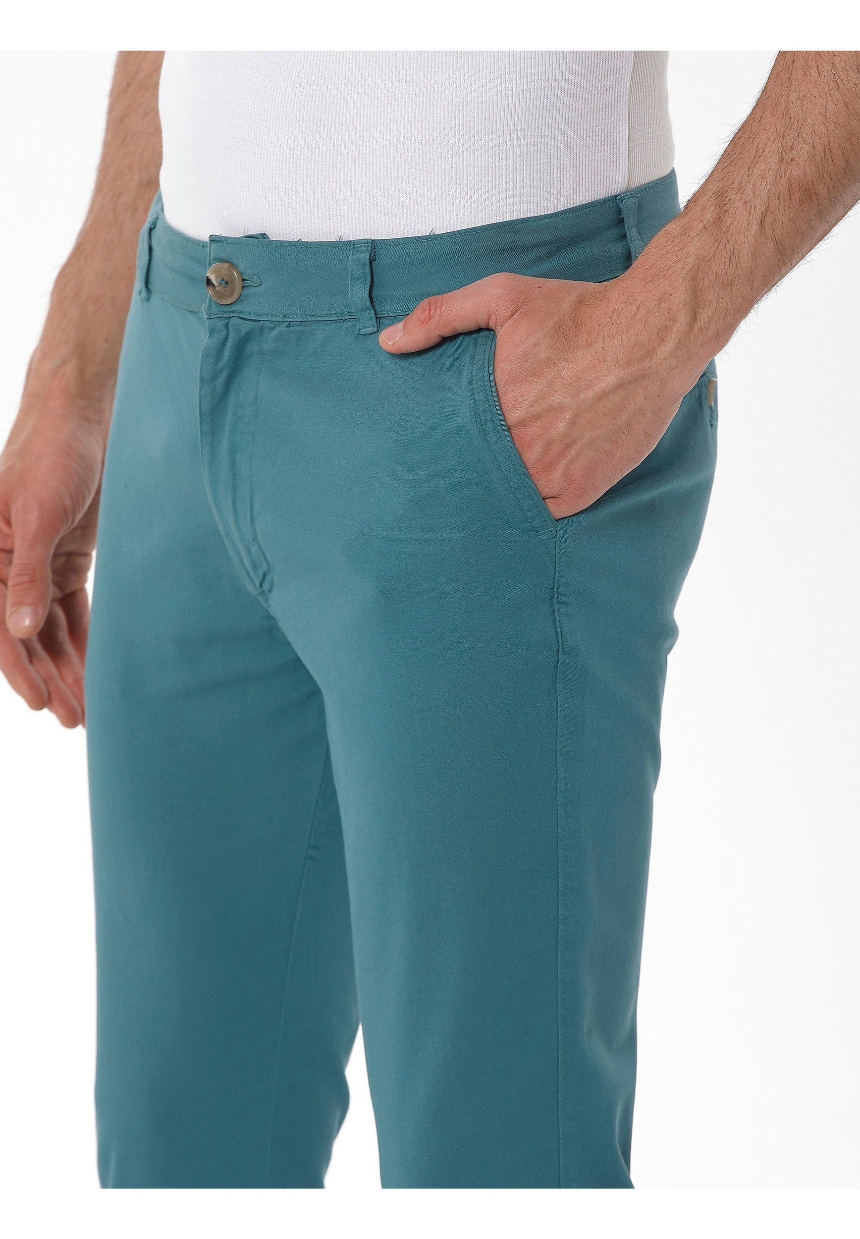 Slim Chino-Hose aus Bio-Baumwolle