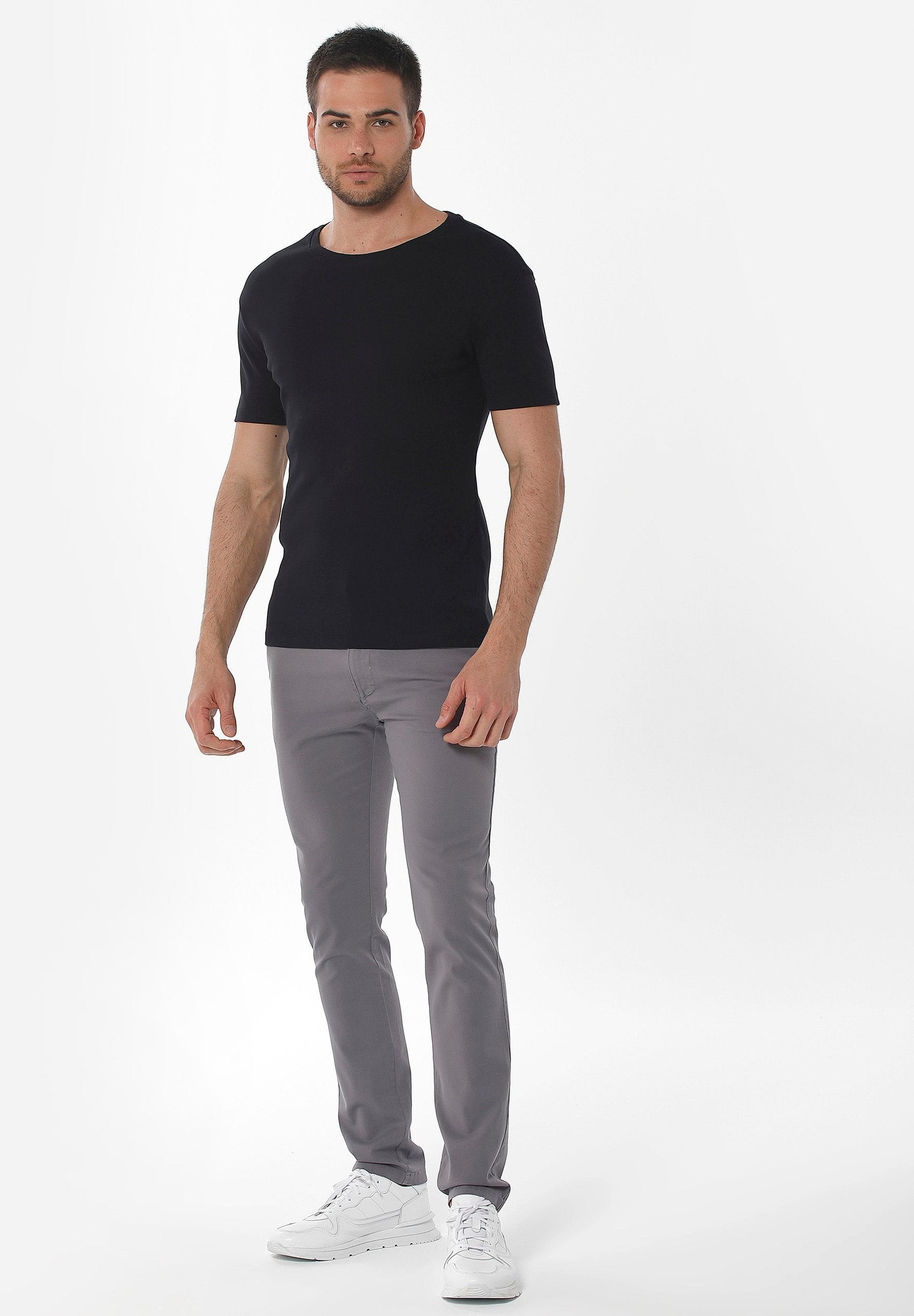 Slim Chino-Hose aus Bio-Baumwolle