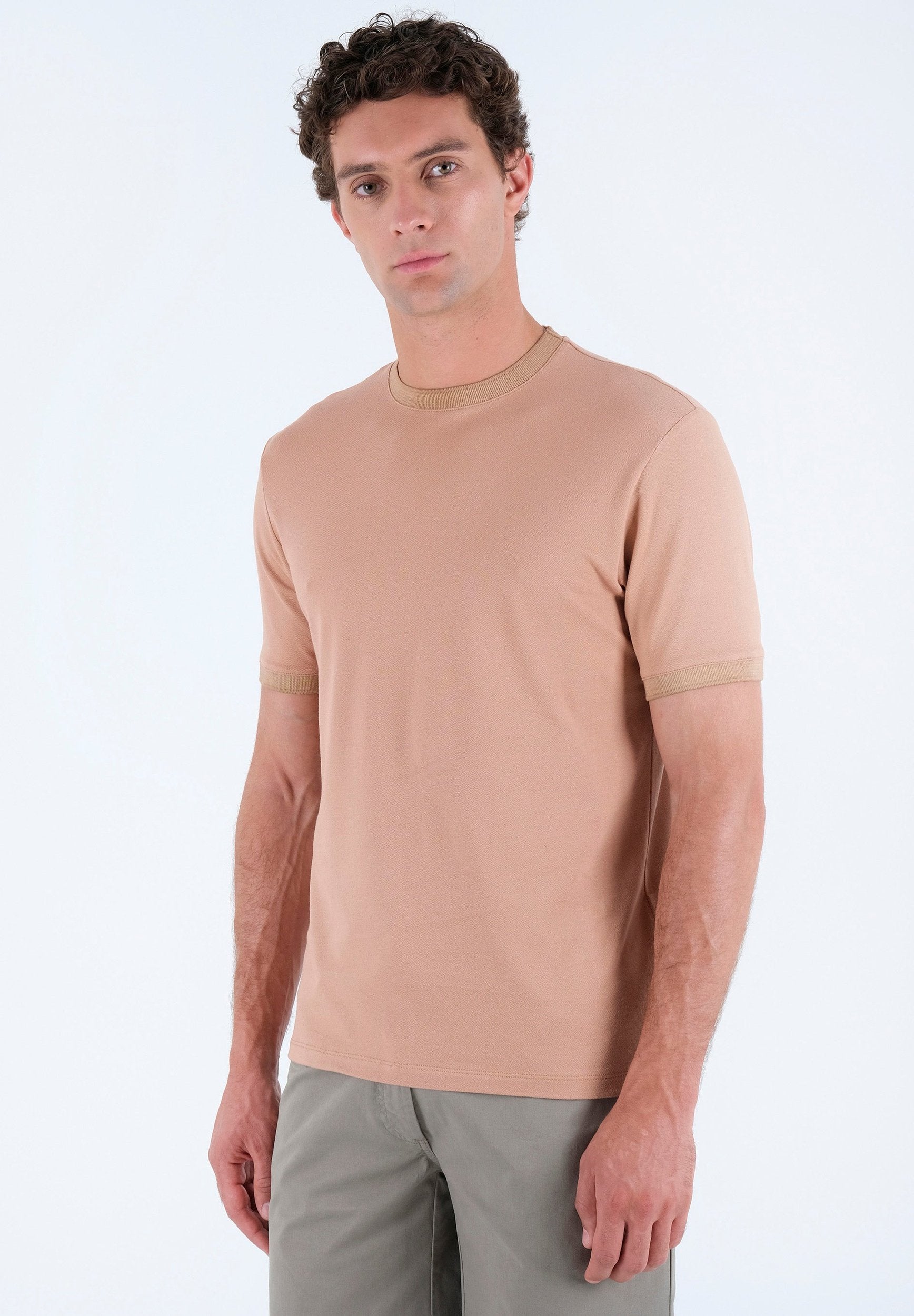 T-Shirt aus Bio-Baumwoll-Piqué mit Print