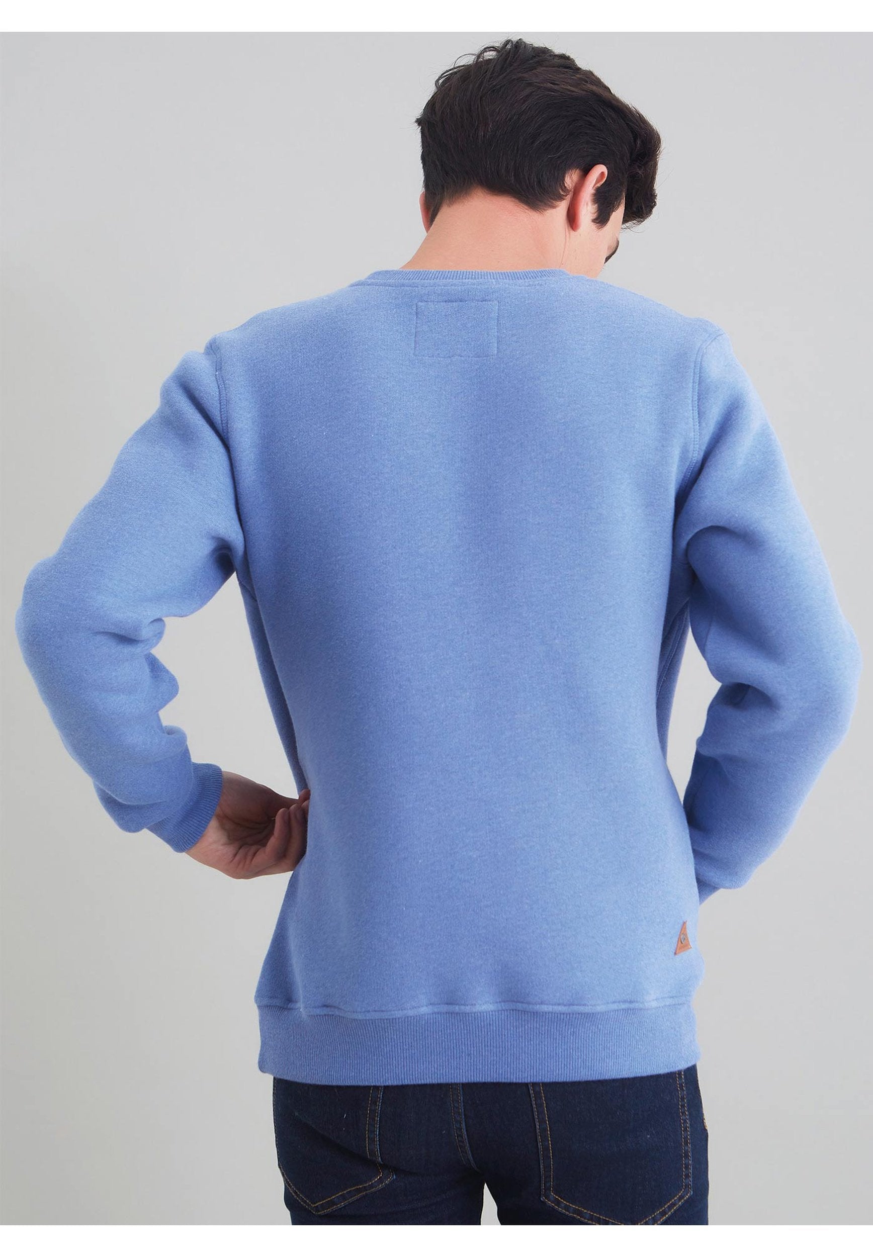 Sweatshirt mit seitlichen Eingriffstaschen aus Bio-Baumwolle