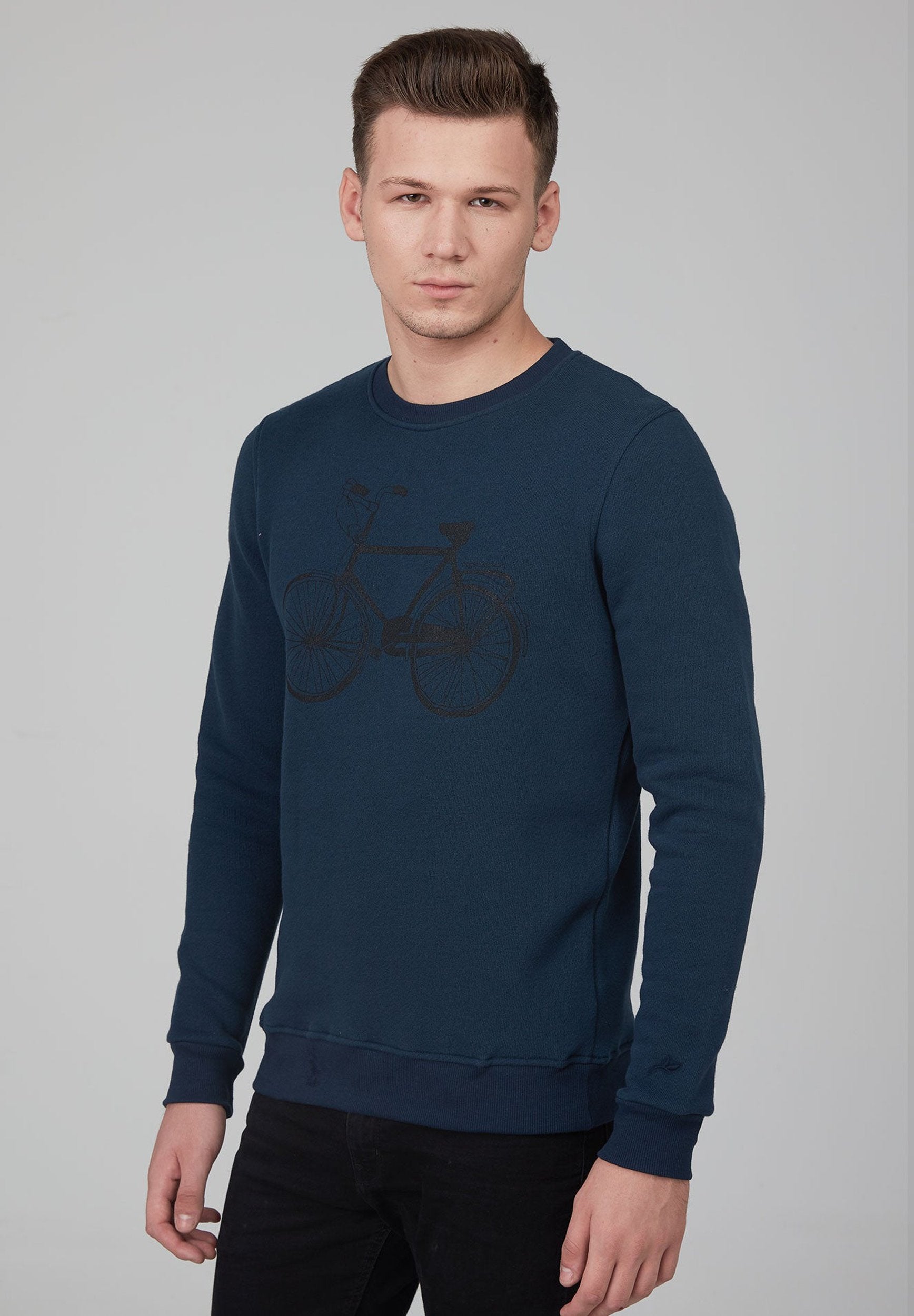 Langarm Basic Sweatshirt aus Bio-Baumwolle